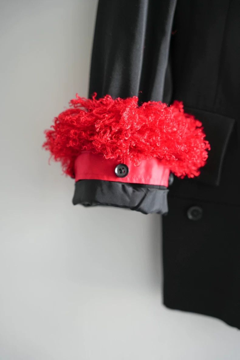 Yohji Yamamoto Yohji Yamamoto size 2 13 aw Festive Hand Flower Zipper Suit Size 38R - 8 Thumbnail