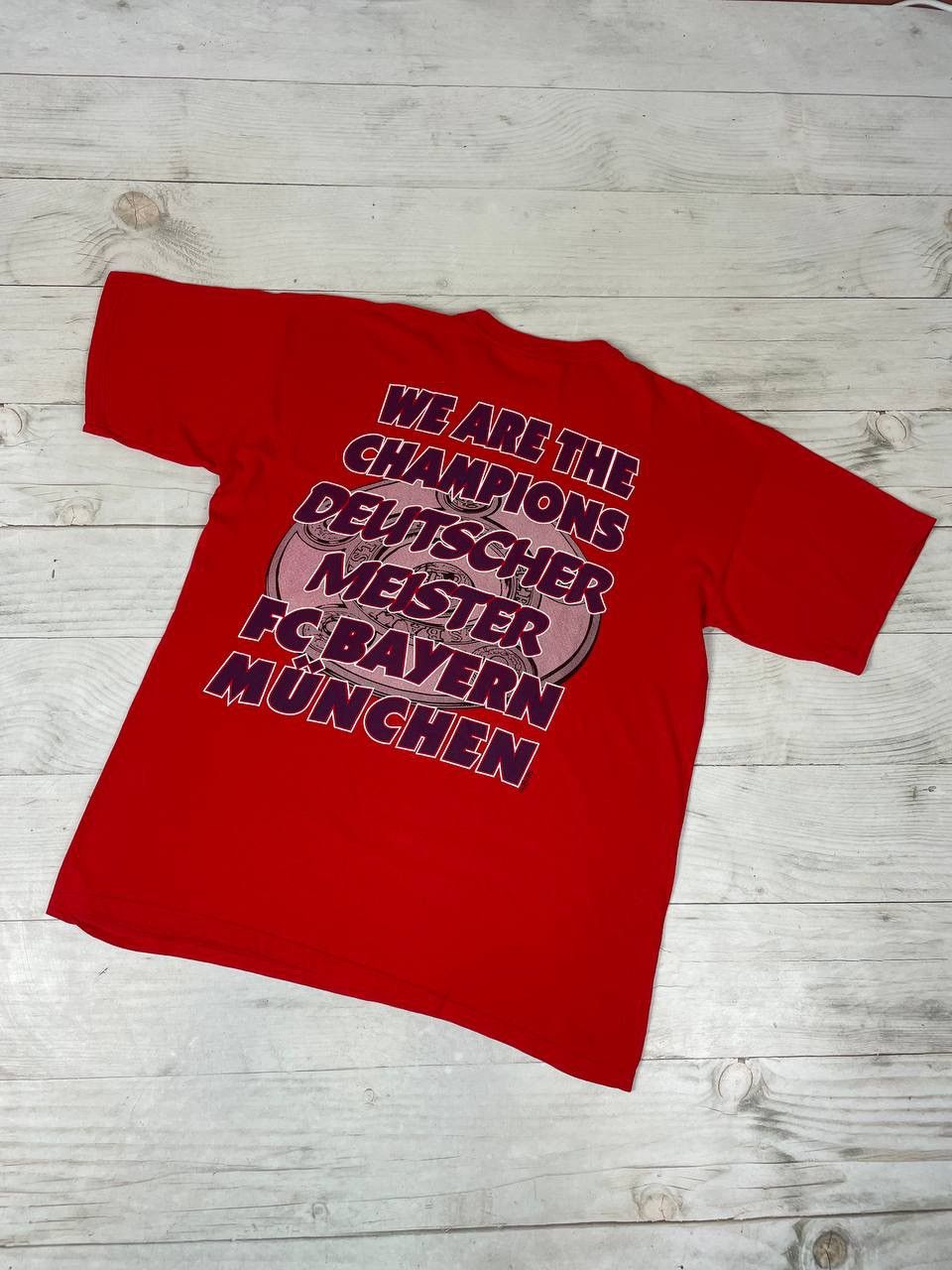 Vintage Vintage 1997 FC Bayern Munich T-Shirt Soccer Football Size US XL / EU 56 / 4 - 9 Thumbnail