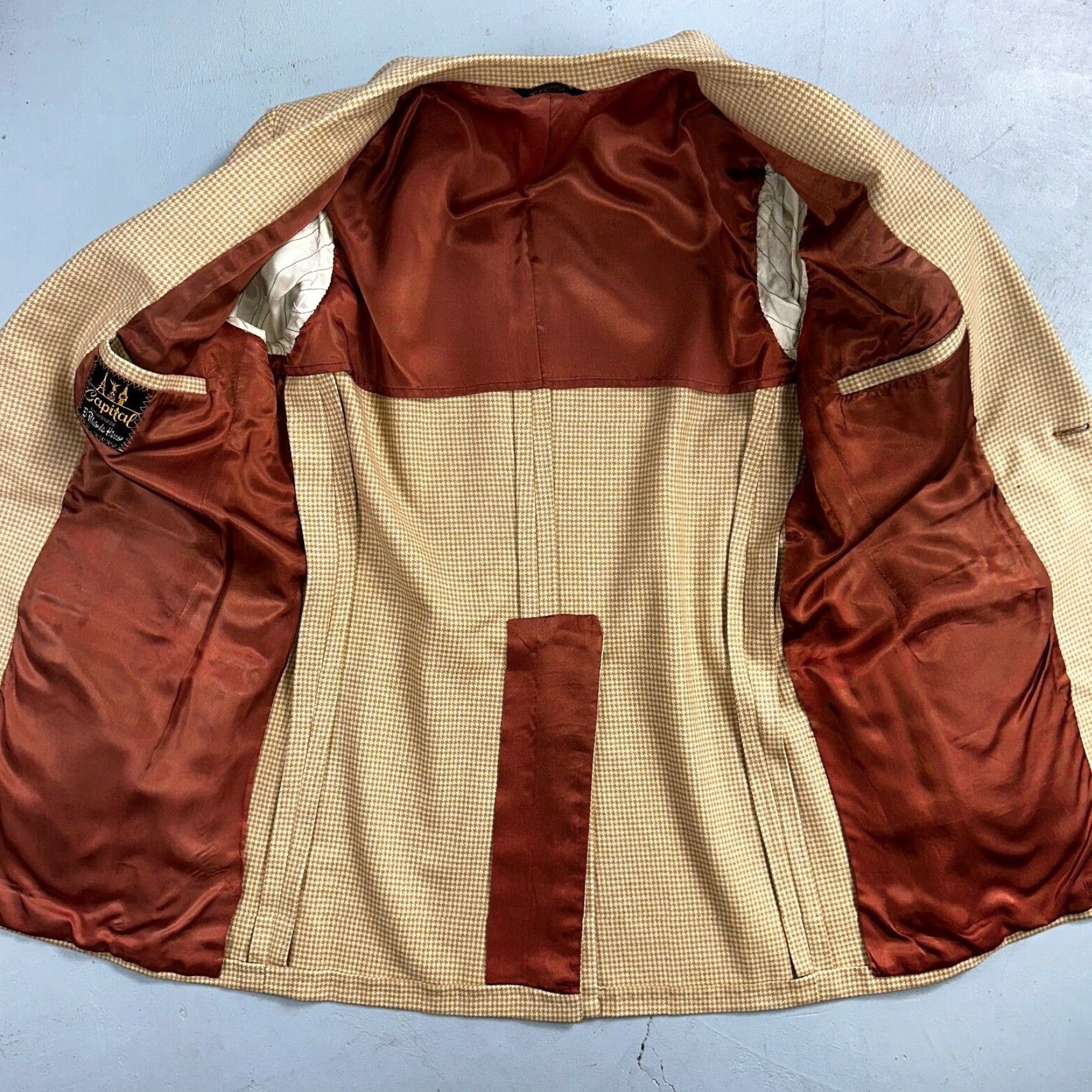 Vintage VINTAGE Cavalier Rockabilly Suit 3PC Brown 1970s Regular Size 40 Jacket 31 Inseam Mens Size 40R - 2 Thumbnail
