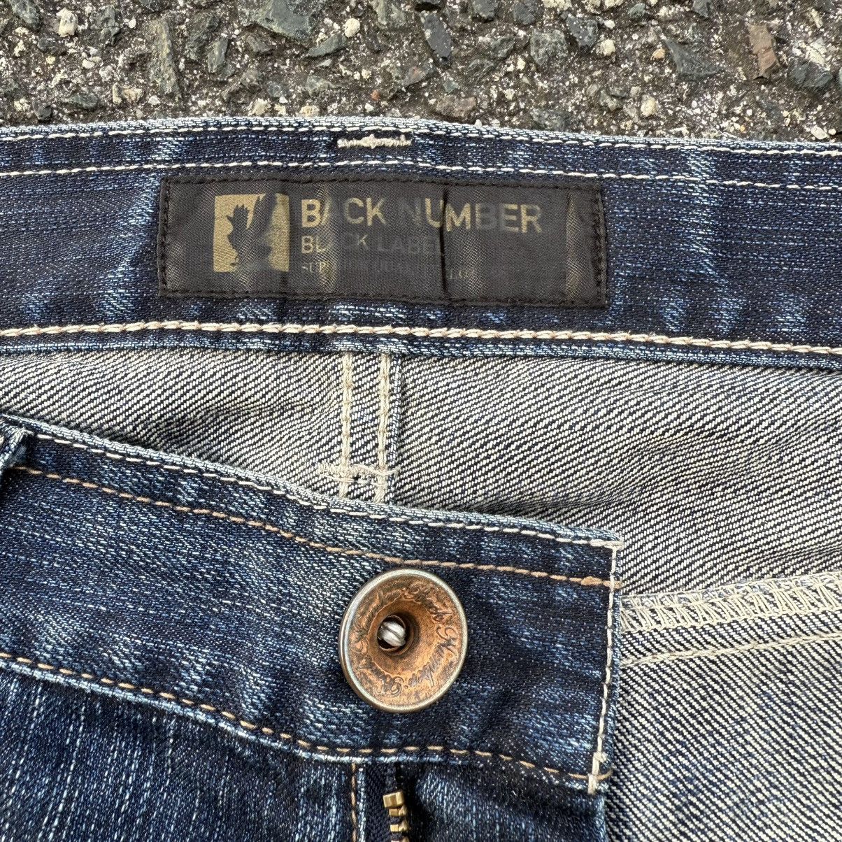 Black Label VINTAGE BACK NUMBER BLACK LABEL JEAN PANT Size US 34 / EU 50 - 9 Thumbnail