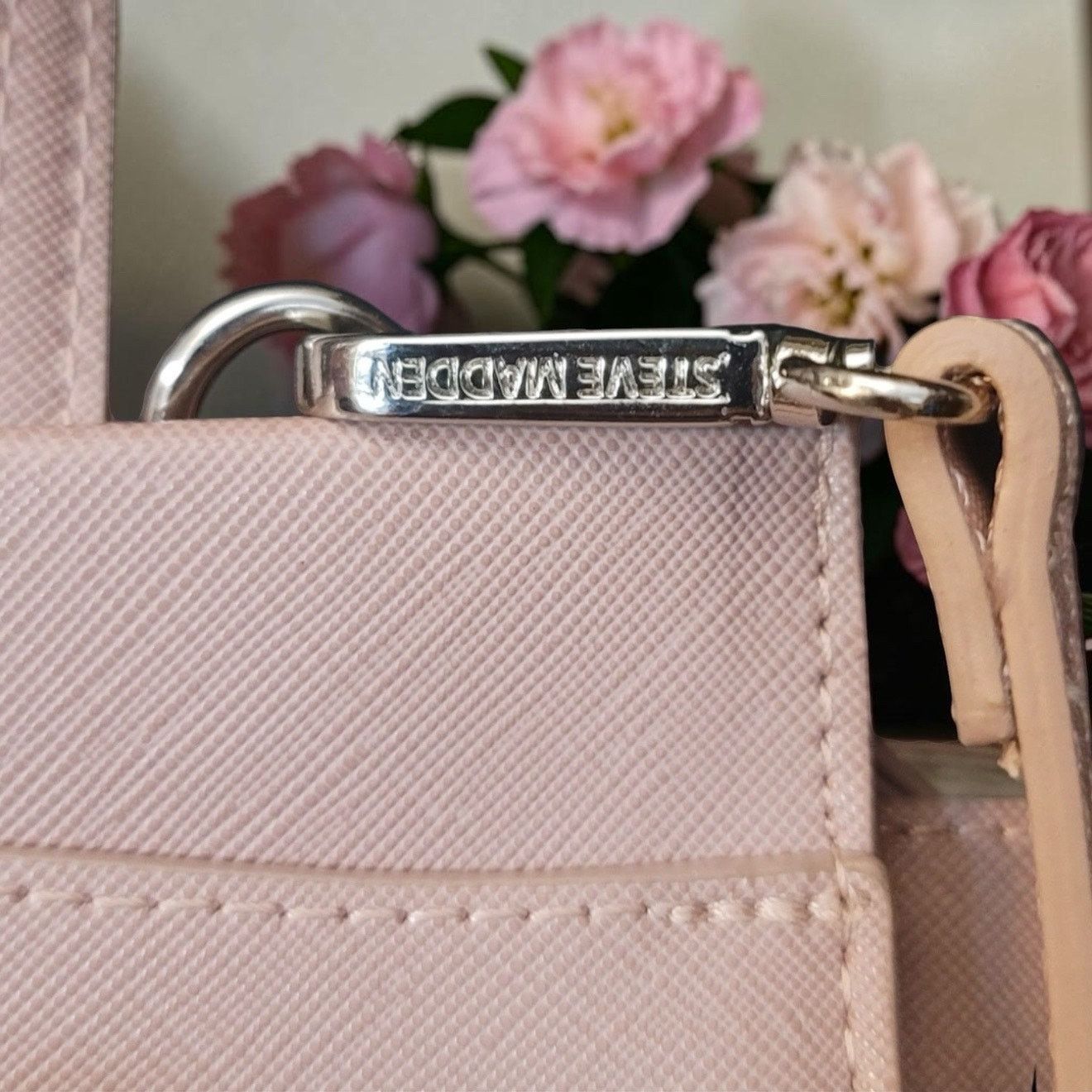 Steve Madden Steve Madden Blush Pink Structured Satchel Crossbody NWOT Size ONE SIZE - 14 Thumbnail