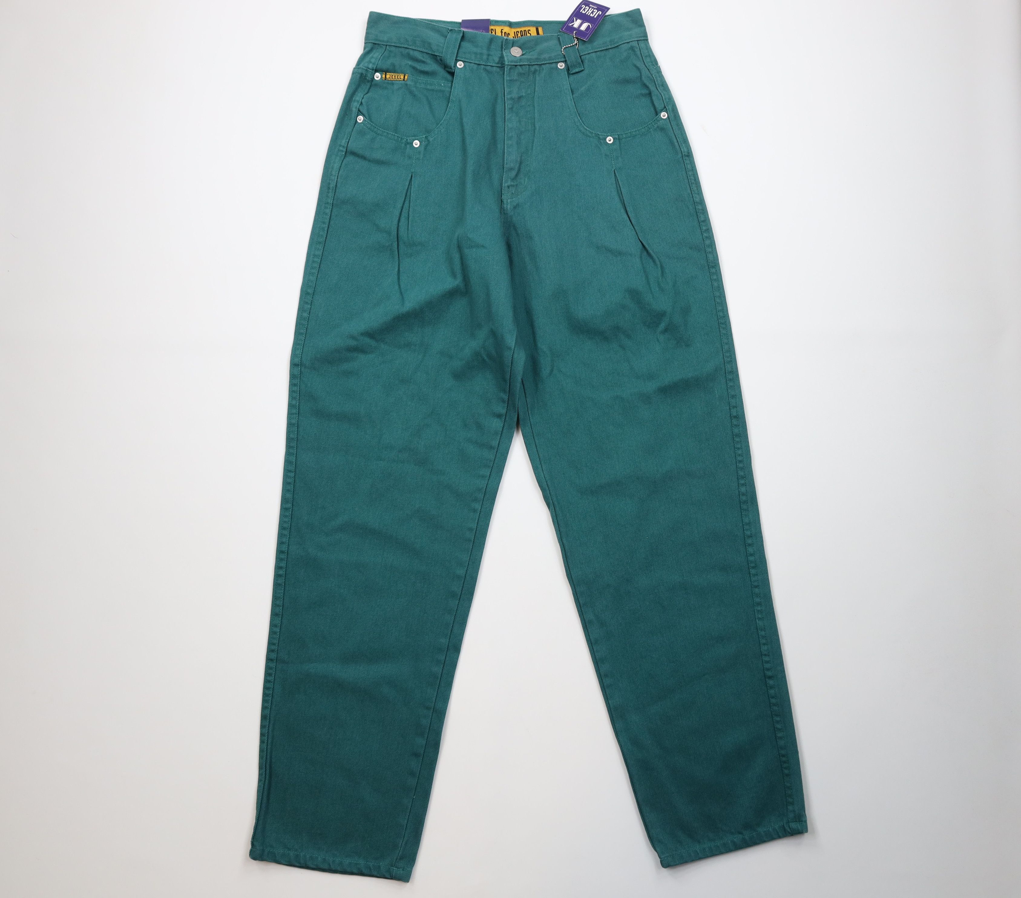 Vintage Deadstock Vintage 90s Streetwear Fit Skateboard Jeans Green Size US 32 / EU 48 - 1 Thumbnail