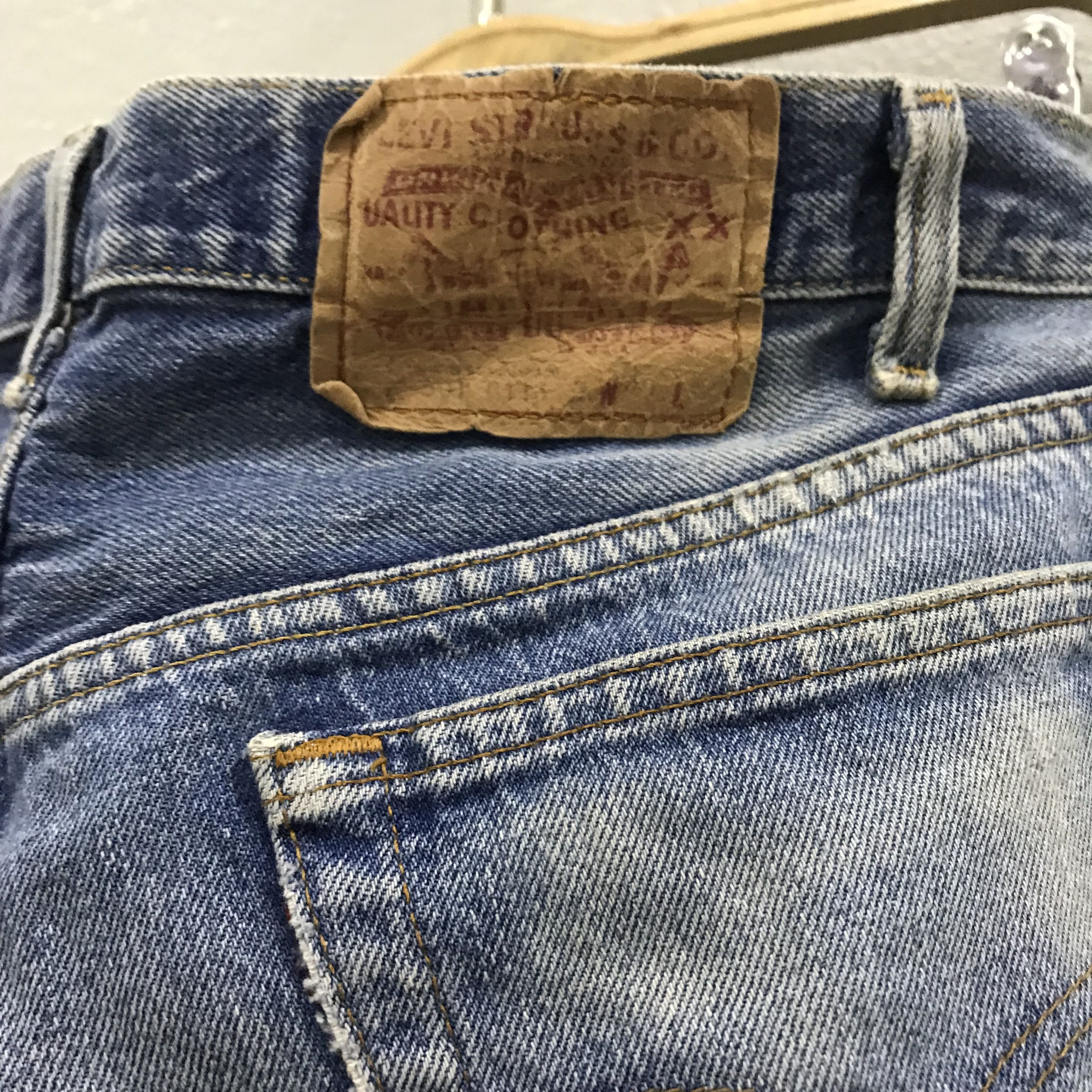Levi's Vintage 90s Levi’s 501 Straight Leg Jeans Fade Blue Size US 31 - 12 Thumbnail
