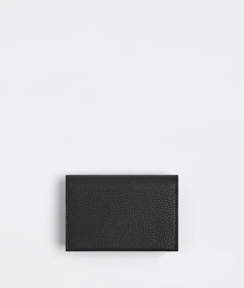 Bottega Veneta o1n1vont0125 Size: OS / Business Card Holder in Black Size ONE SIZE - 3 Thumbnail