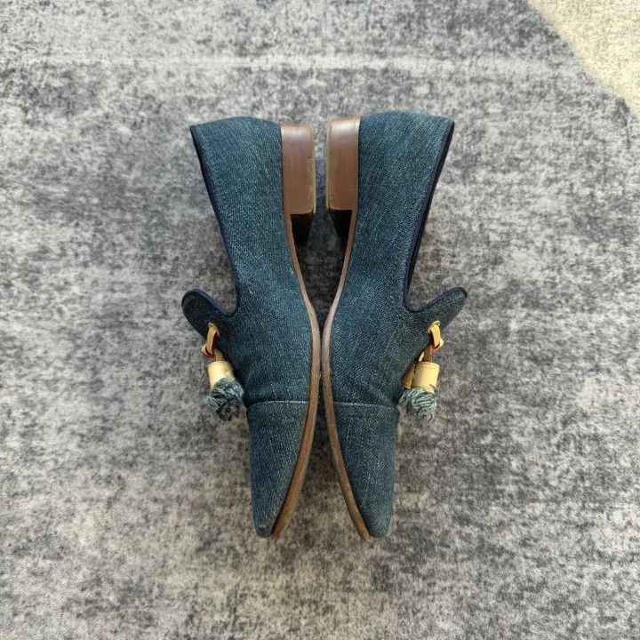 Louis Vuitton Louis Vuitton Stylish Denim Loafers for Women -2508 Size US 7 / IT 37 - 8 Thumbnail
