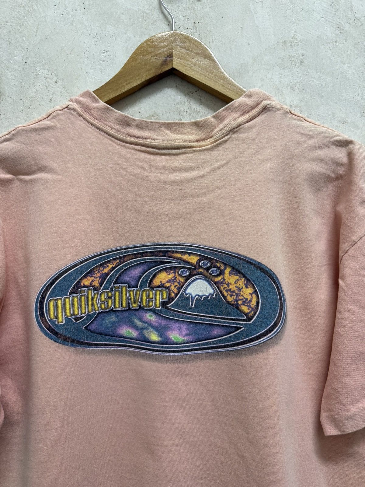 Quiksilver Vintage 90s Quiksilver Faded Tshirt Size US M / EU 48-50 / 2 - 2 Thumbnail