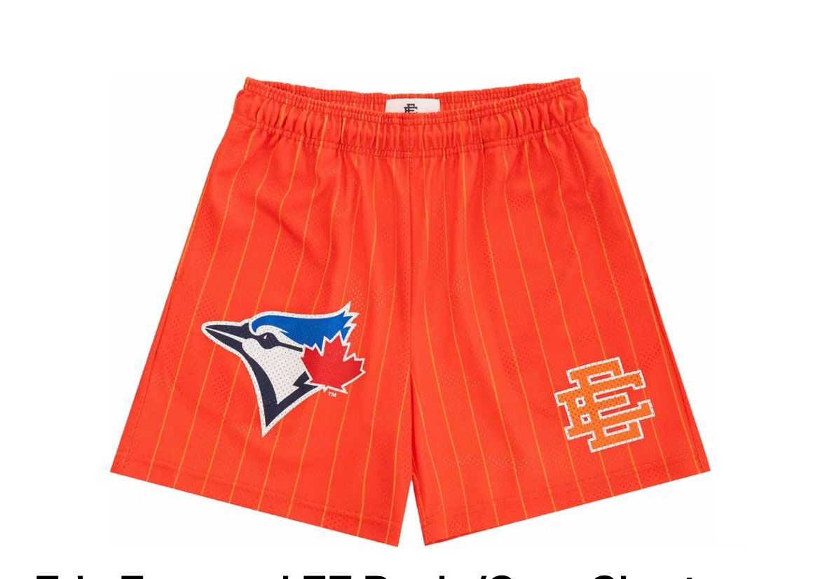 Eric Emanuel Eric Emanuel EE Toronto Blue Jays red shorts medium Size US 30 / EU 46 - 1 Thumbnail