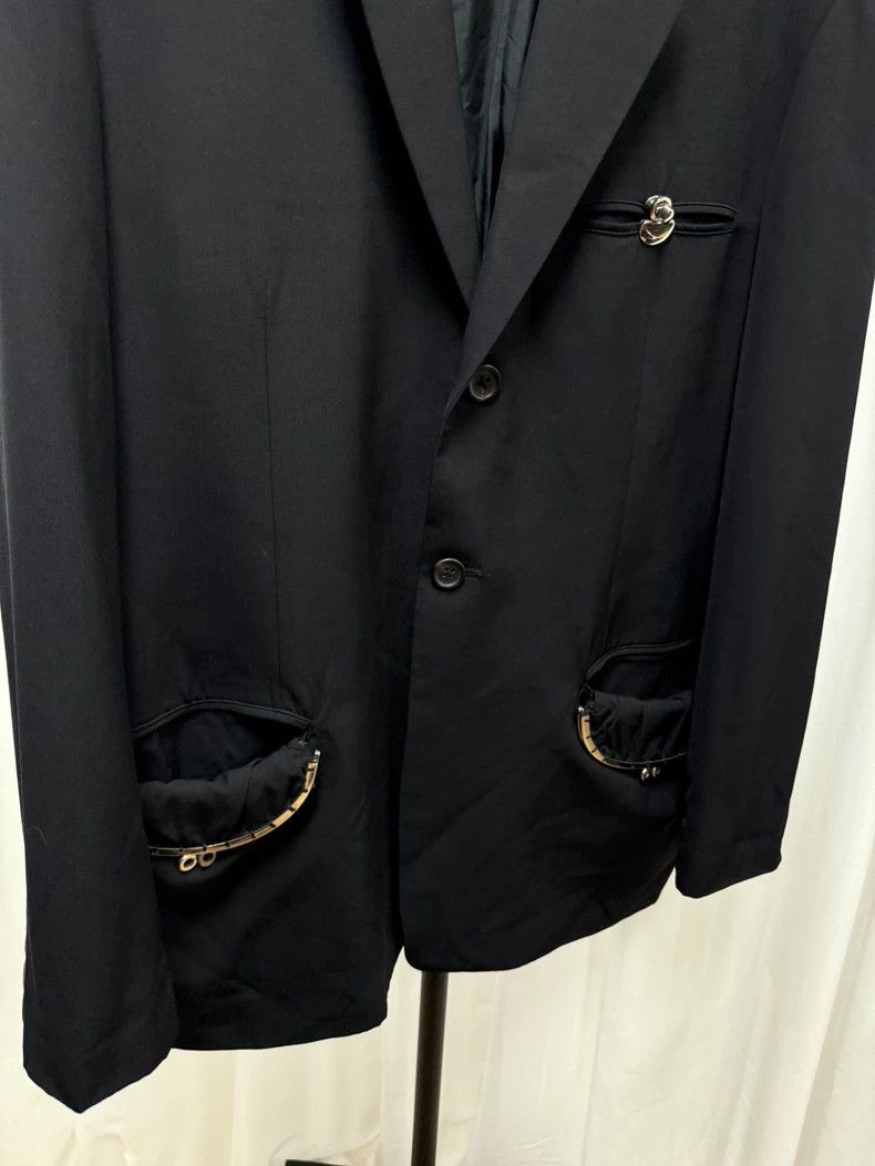 Yohji Yamamoto yohji yamamoto size m 91AW Loose wool blazer 2504-Nextarro Size 36R - 4 Thumbnail