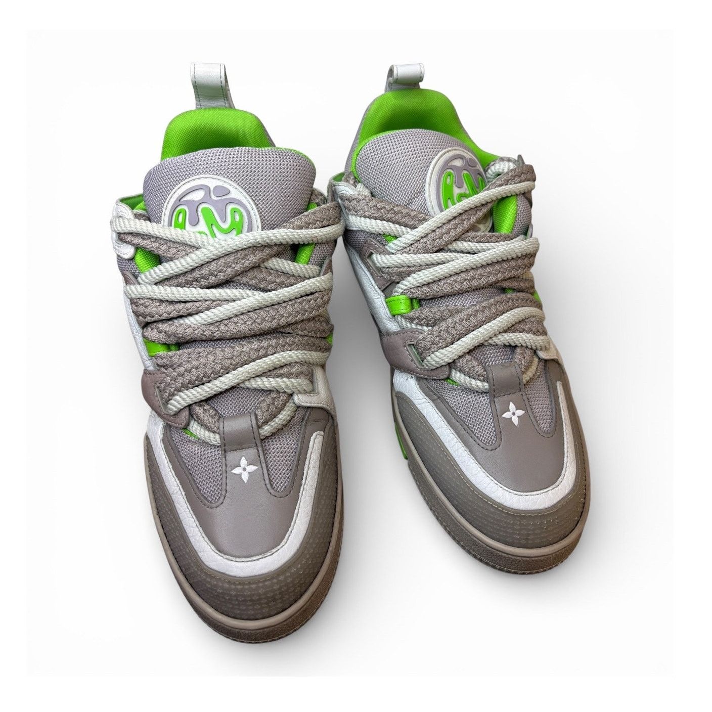 Louis Vuitton LV Skate Sneaker Grey Green Size 7LV RUN BIG