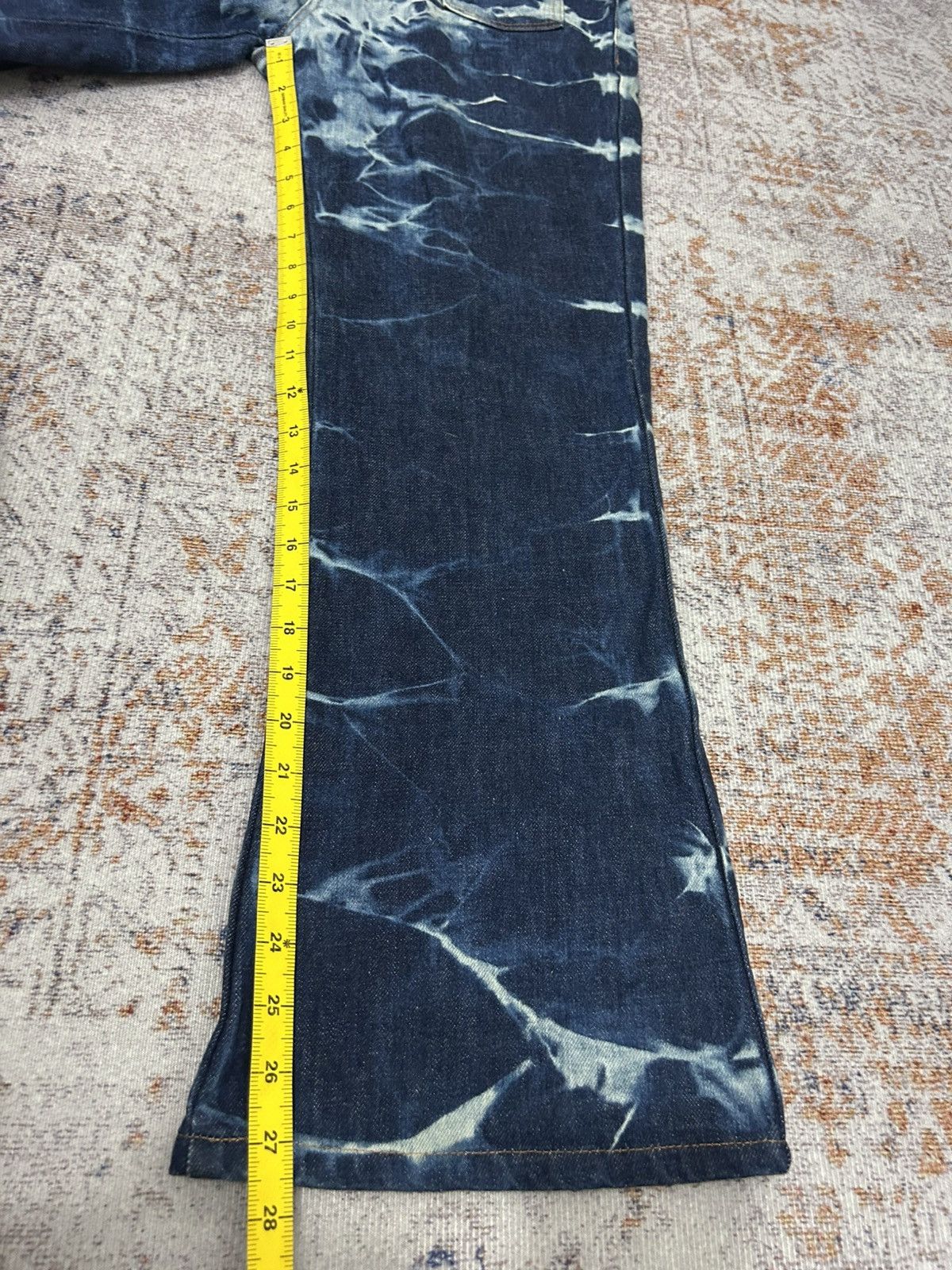 Wrangler Vintage Wrangler Acid Wash Flare Jeans Size US 30 / EU 46 - 18 Thumbnail