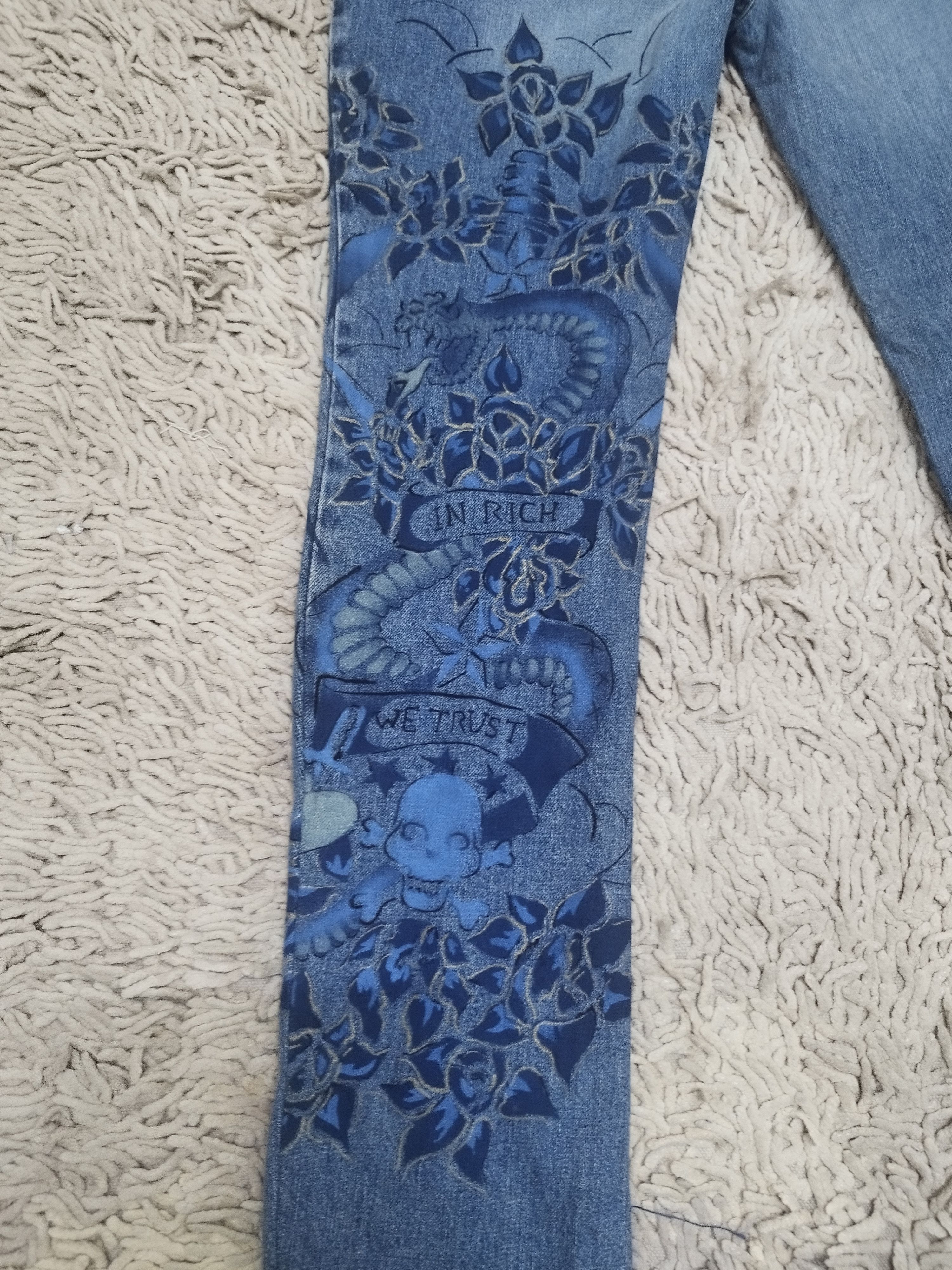 Richmond Denim Richmond Denim Skinny In Rich With Trust Jeans Size US 28 / EU 44 - 8 Thumbnail