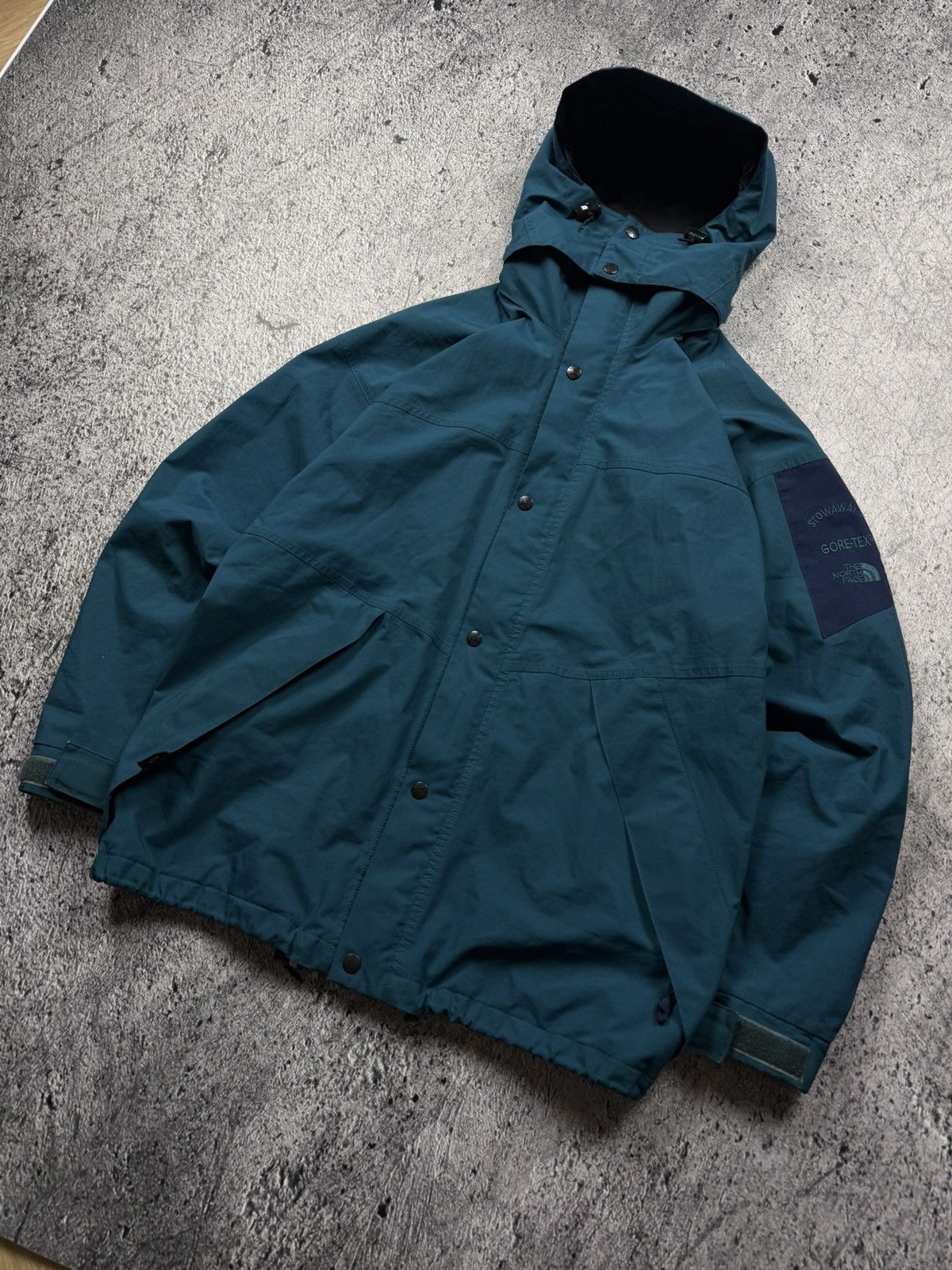 Gore Tex Stow Away Hood Vintage Jakcet The North Face Stowaway