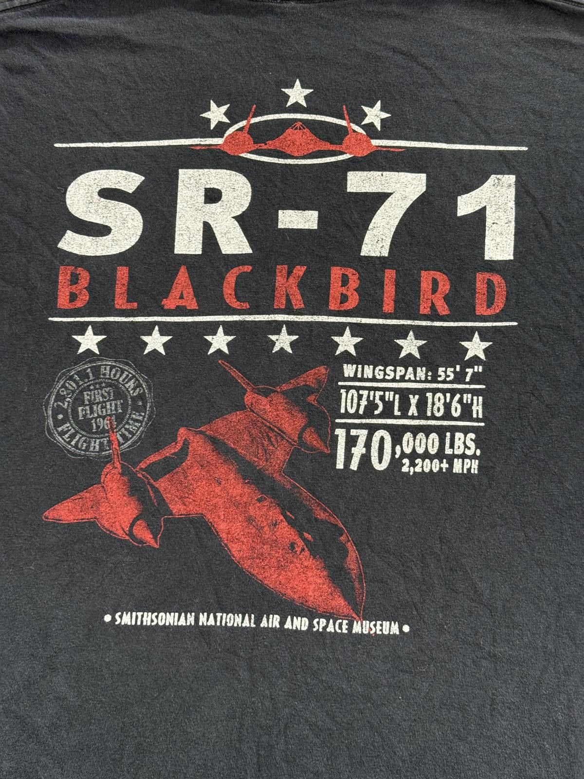 Anvil Faded SR-71 Blackbird Plane T-shirt Smithsonian Museum 2XL Size US XXL / EU 58 / 5 - 6 Thumbnail