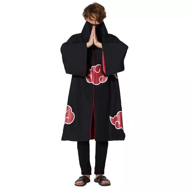Anime × Cartoon Network × Japanese Brand Akatsuki Cloak Cosplay Anime M Size Black Colour Size US M / EU 48-50 / 2 - 1 Thumbnail