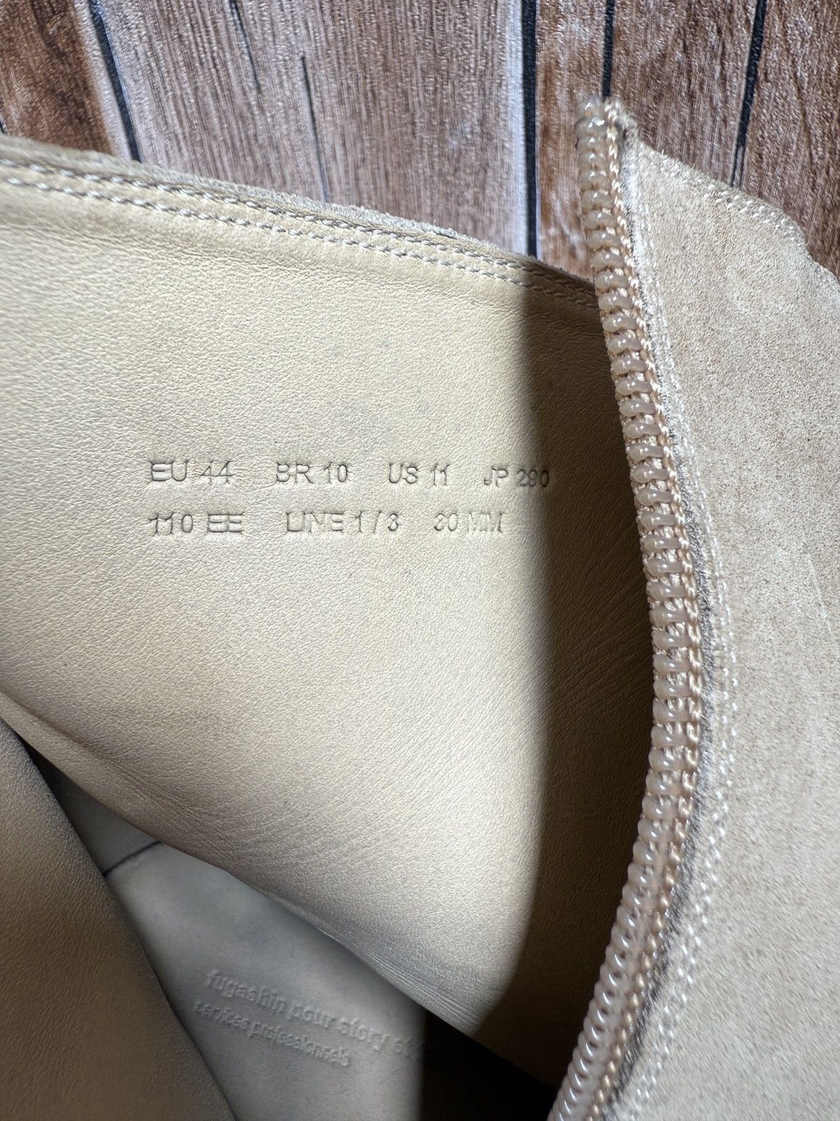 Saint Laurent Paris × Story Et Fall Tan side zip boots Size US 11 / EU 44 - 5 Thumbnail