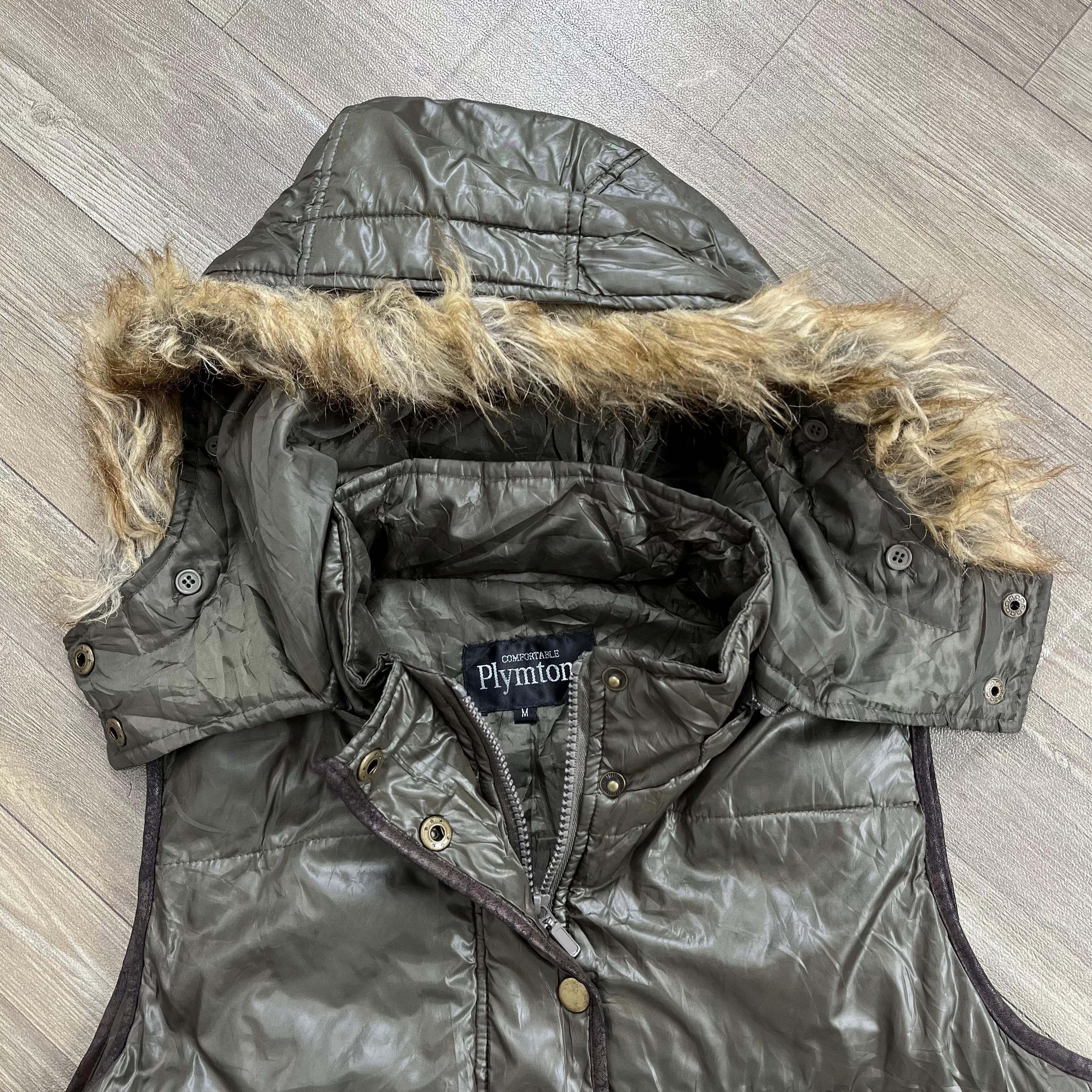GOA 2000s Goa Style Winter Down Jacket Faux Fur Vest Size US M / EU 48-50 / 2 - 7 Thumbnail