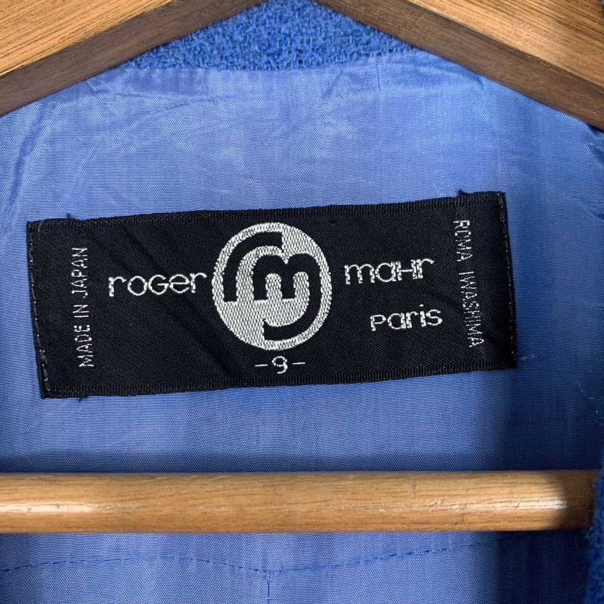 Japanese Brand ROGER MAHR Paris Roma Iwashima Blazer Jacket #2876-C130 Size M / US 6-8 / IT 42-44 - 12 Thumbnail