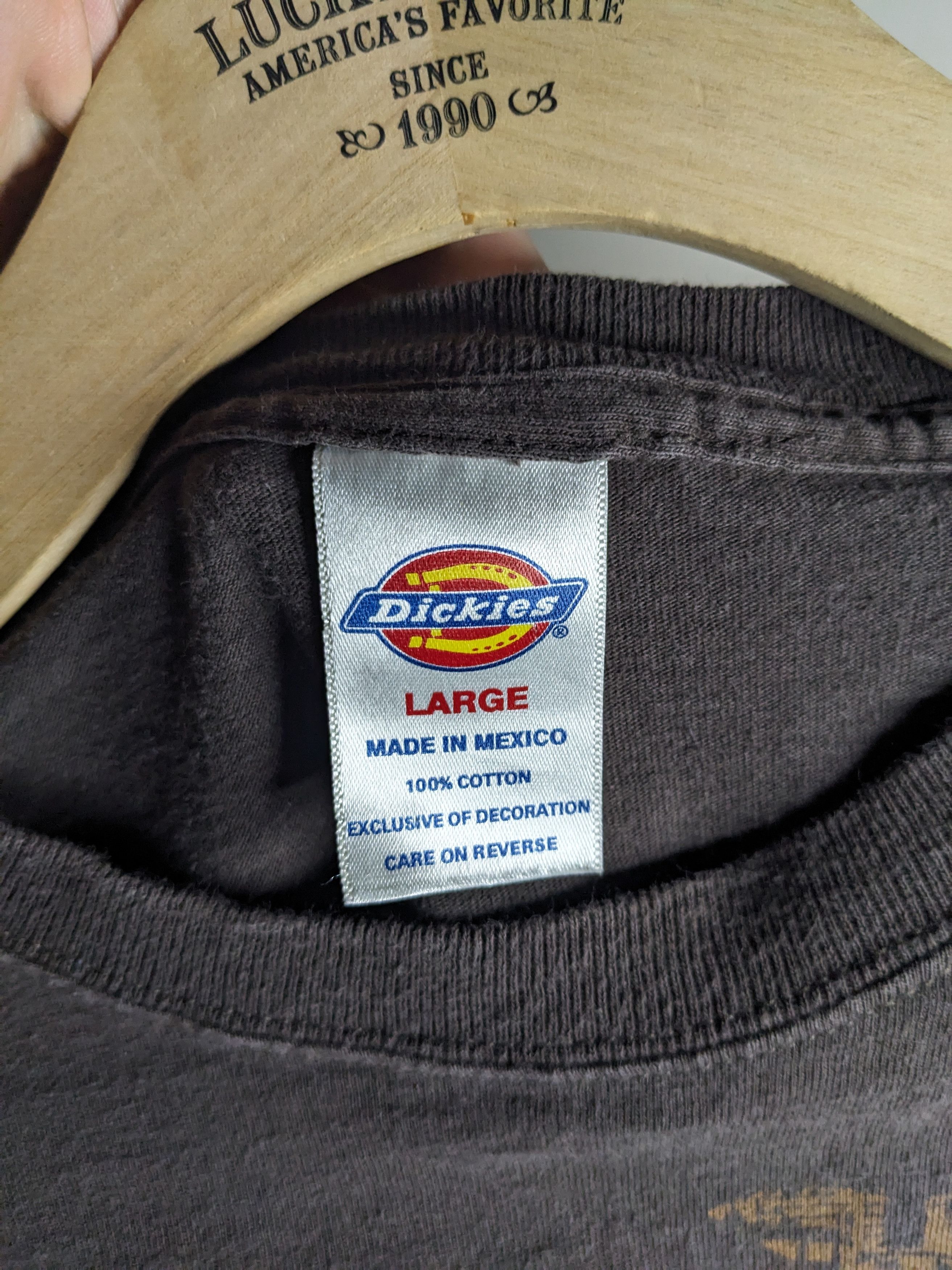 Dickies VTG Dickies Long Sleeve Graphic Shirt Eagle Logo Large Y2K Size US L / EU 52-54 / 3 - 8 Thumbnail