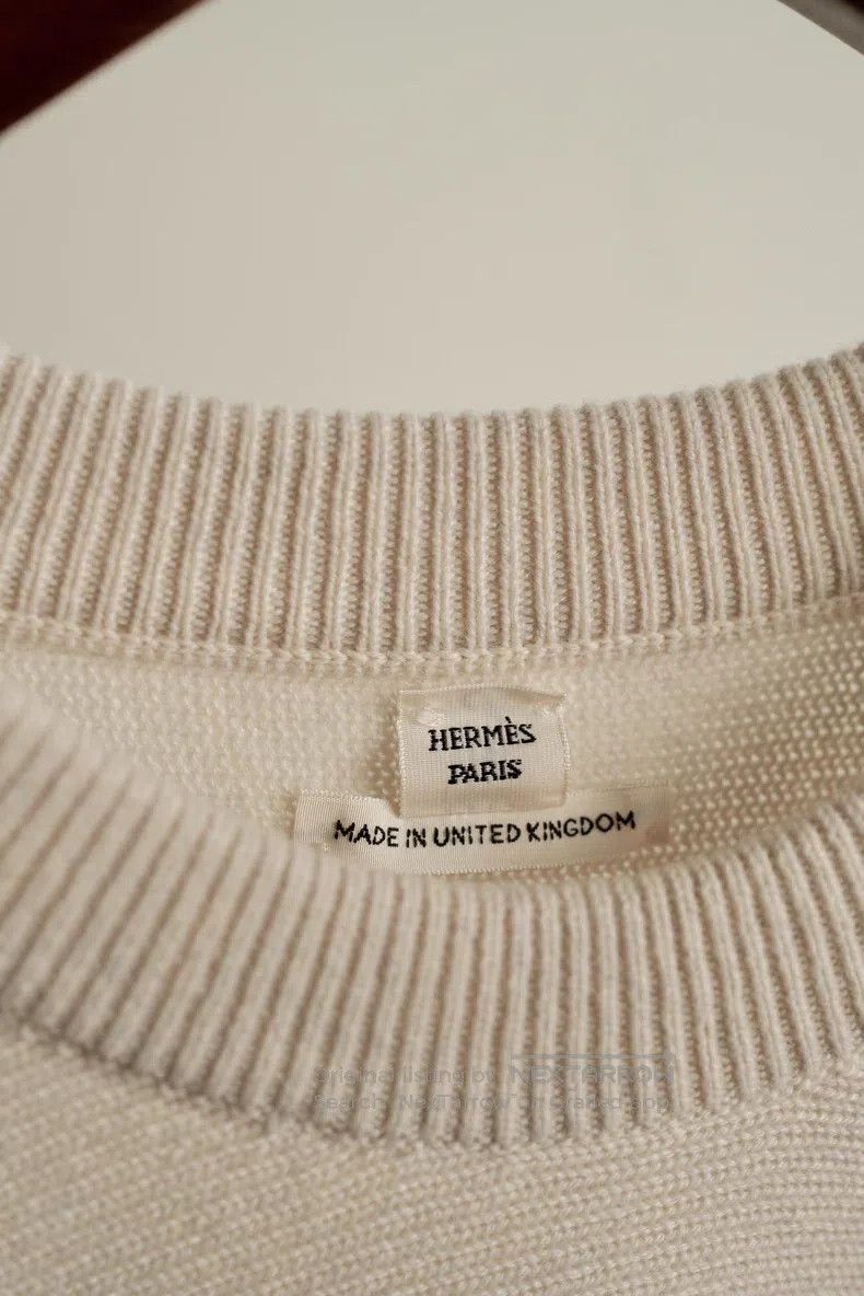Hermes Hermes Wide sleeve cashmere sweater Size XS / US 0-2 / IT 36-38 - 8 Thumbnail