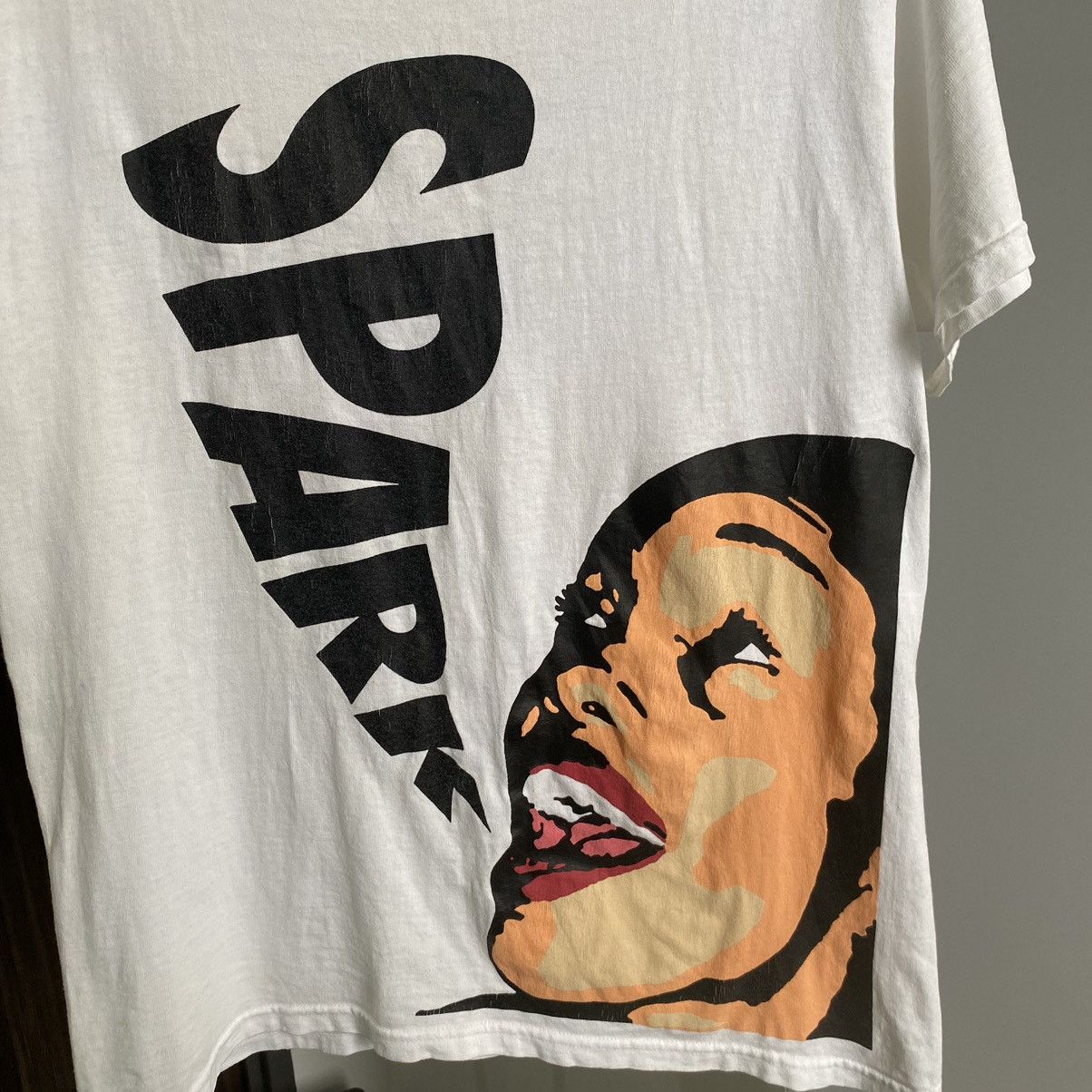 Vintage Y2K Spark Usa Hookups Porn Star SkateTee