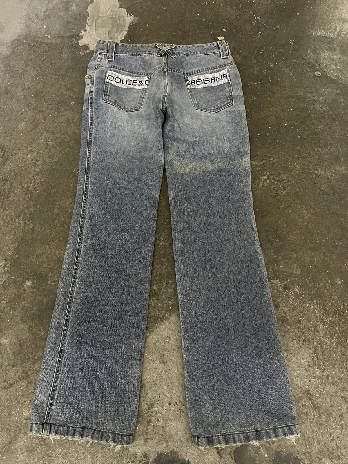 Dolce & Gabbana 💥Dolce & Gabbana Vintage Distress Y2K Jean Size 29" - 2 Thumbnail