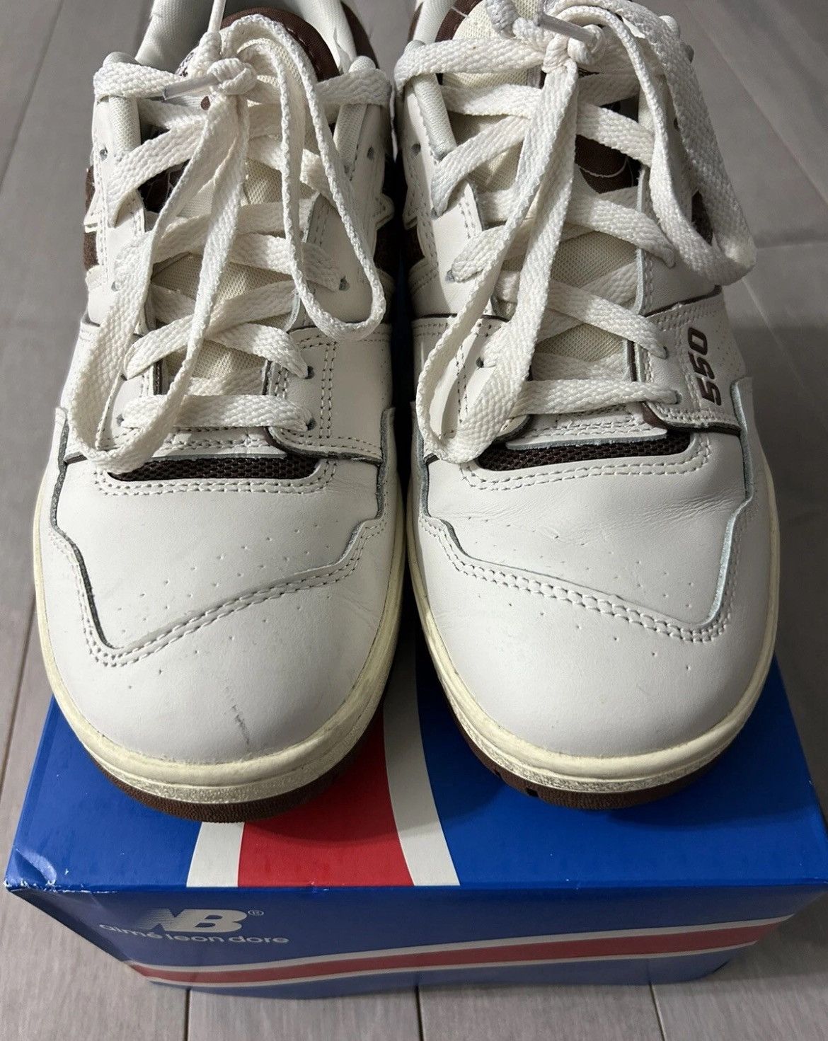 Aime Leon Dore × New Balance New balance ALD 550 brown Size US 9.5 / EU 42-43 - 2 Thumbnail