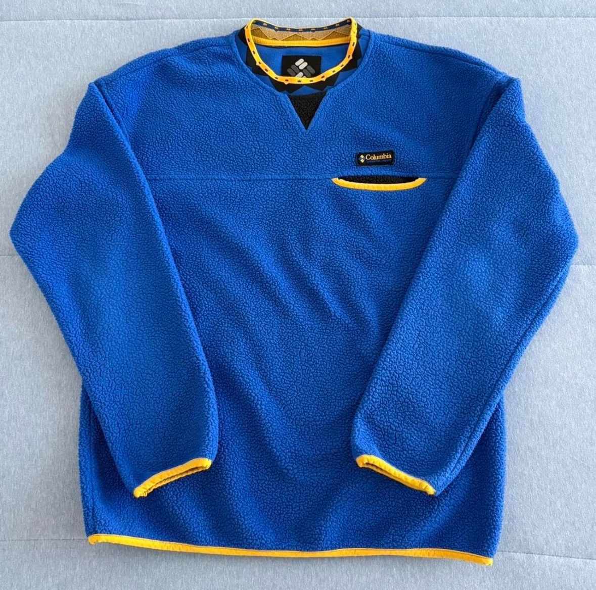 Columbia × The North Face × Vintage Columbia Blue Fleece Jumper Crewneck Size US S / EU 44-46 / 1 - 1 Thumbnail
