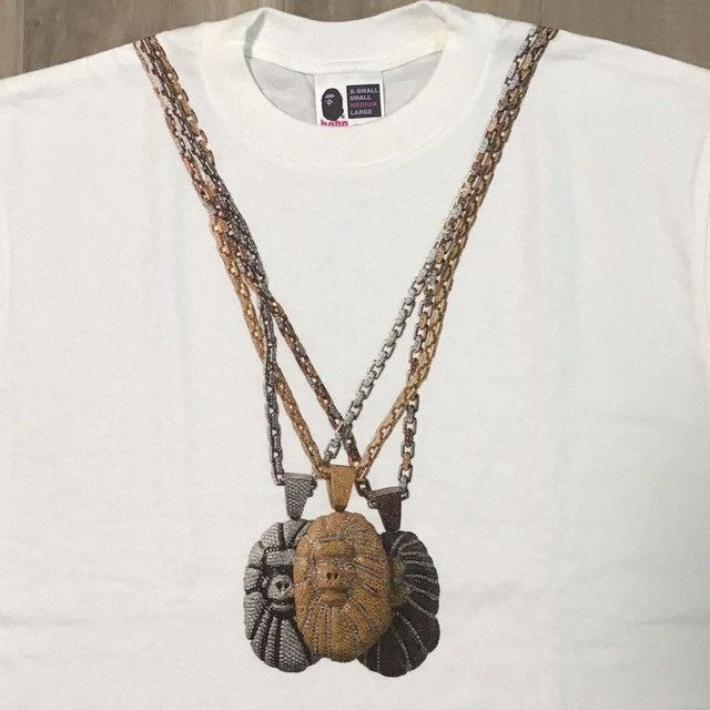 Bape × Nigo NFS limited BAPE Jacob necklace T-shirt a bathing ape NIGO Size US M / EU 48-50 / 2 - 2 Thumbnail
