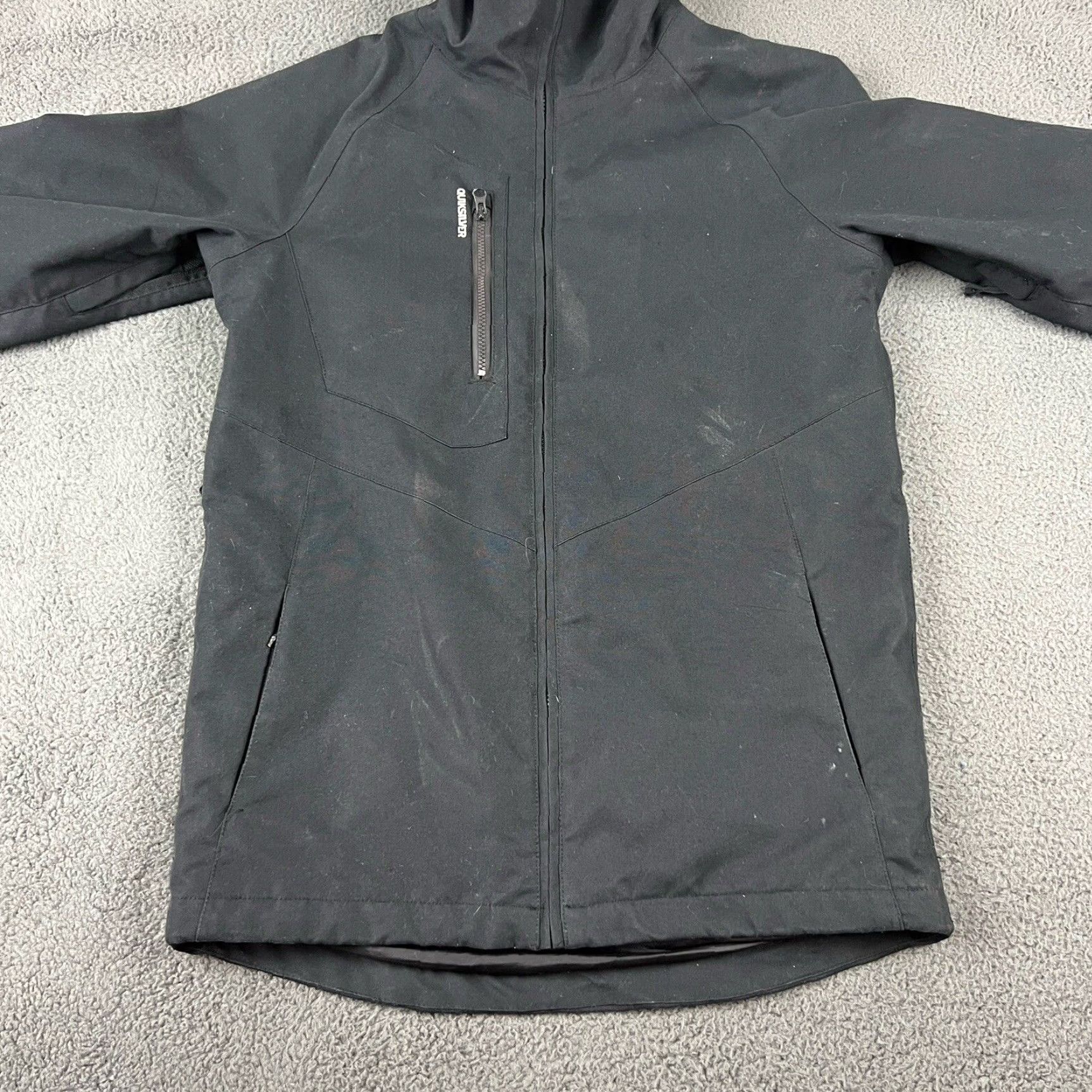 Quiksilver Quiksilver Jacket Mens S Black Parka Nylon 15k Snowboard Quicksilver Travis Rice Collection Baggy Size US S / EU 44-46 / 1 - 2 Thumbnail