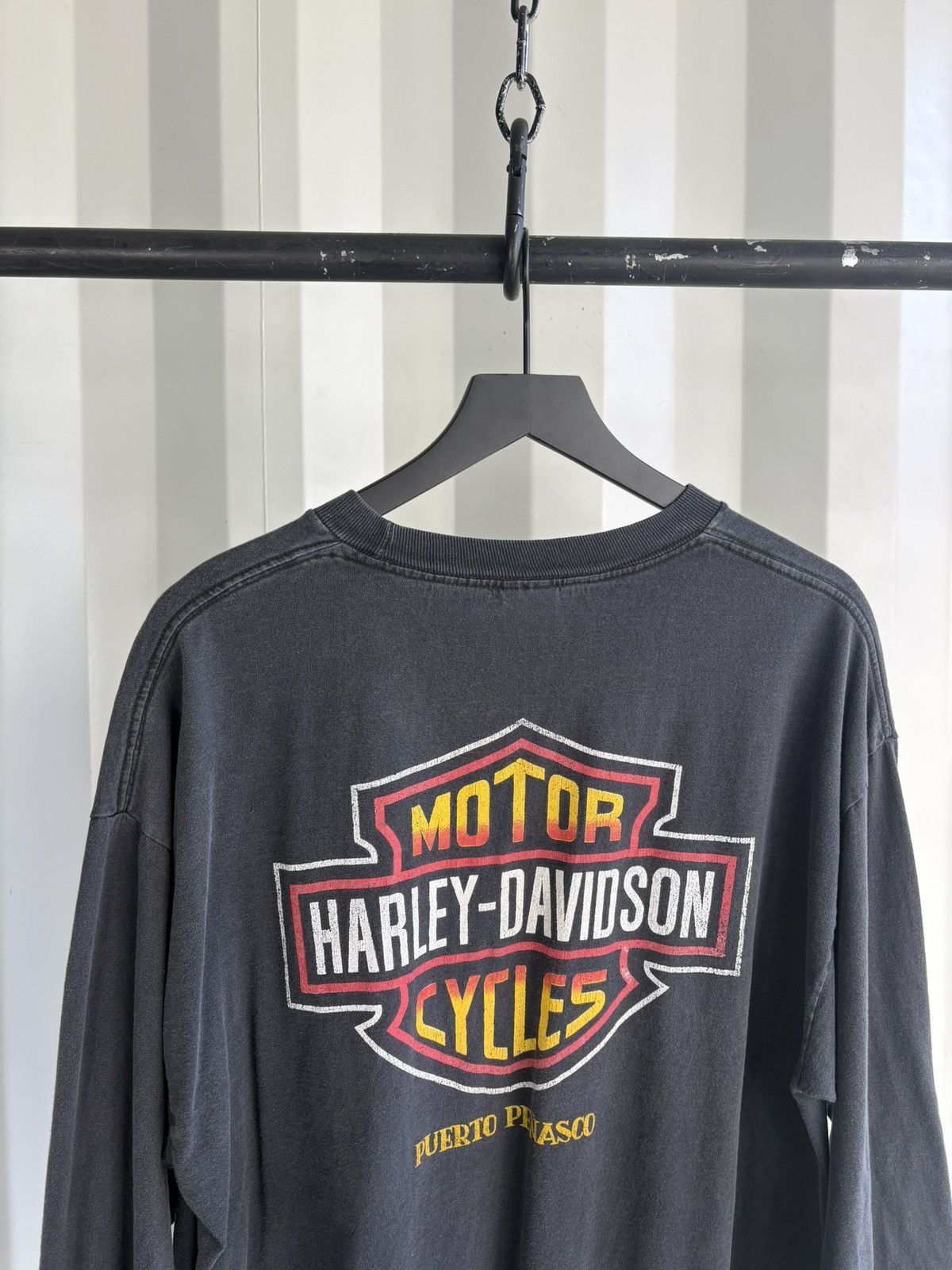 Harley Davidson Harley Mexico Sun Faded Shirt Distressed Grunge WCC Size US XL / EU 56 / 4 - 4 Thumbnail