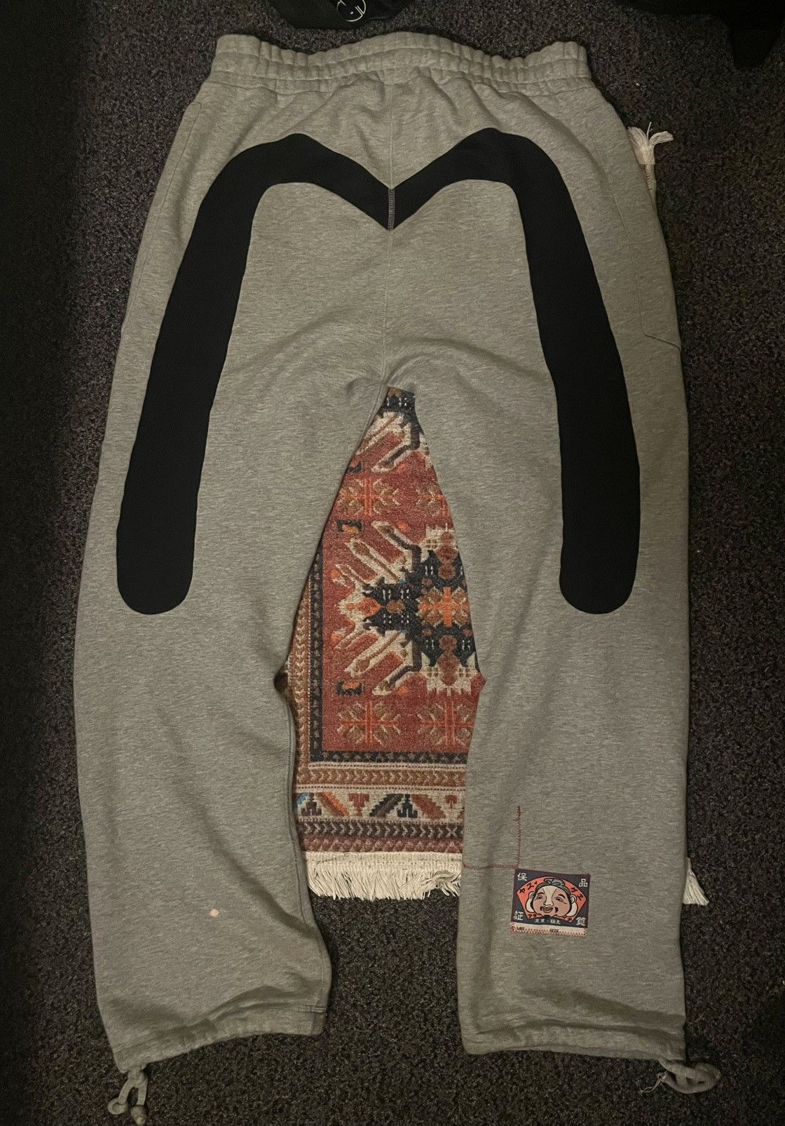 Evisu Diacock Baggy Joggers/Sweatpants
