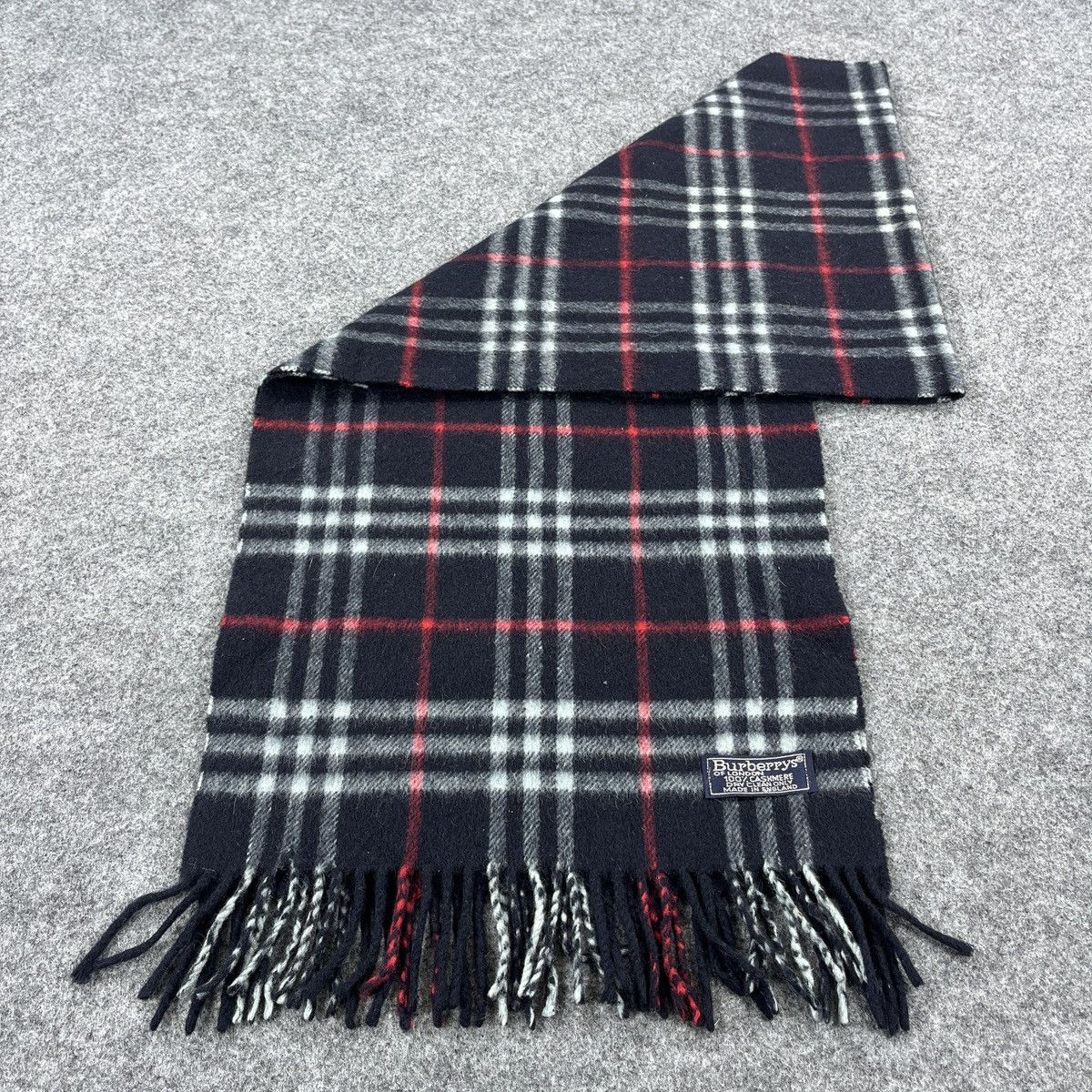Burberry × Vintage Burberrys Scarf / Muffler / Neckwear K060 Size ONE SIZE - 2 Thumbnail