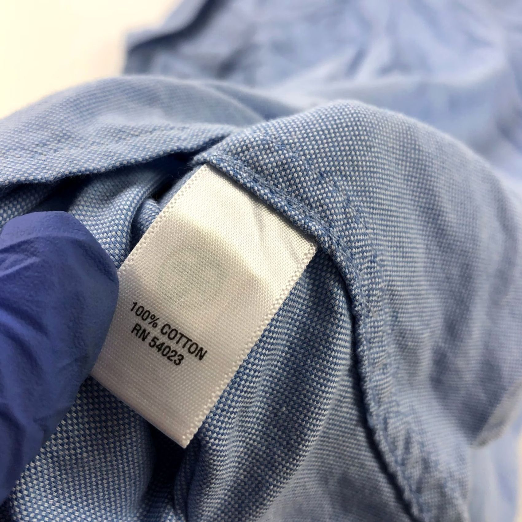 Banana Republic Banana Republic Shirt XL Blue Cotton Button Long Sleeve Soft Wash NEW Size XL / US 12-14 / IT 48-50 - 6 Thumbnail