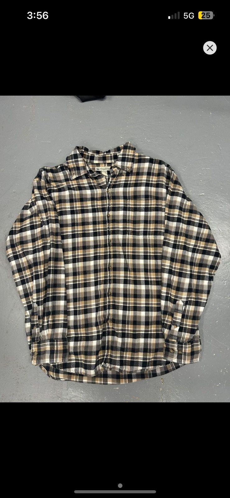 Flannel × Vintage × Windriver Crazy Vintage Essential Mocha Brown Windriver Flannel Shirt Size US L / EU 52-54 / 3 - 1 Thumbnail