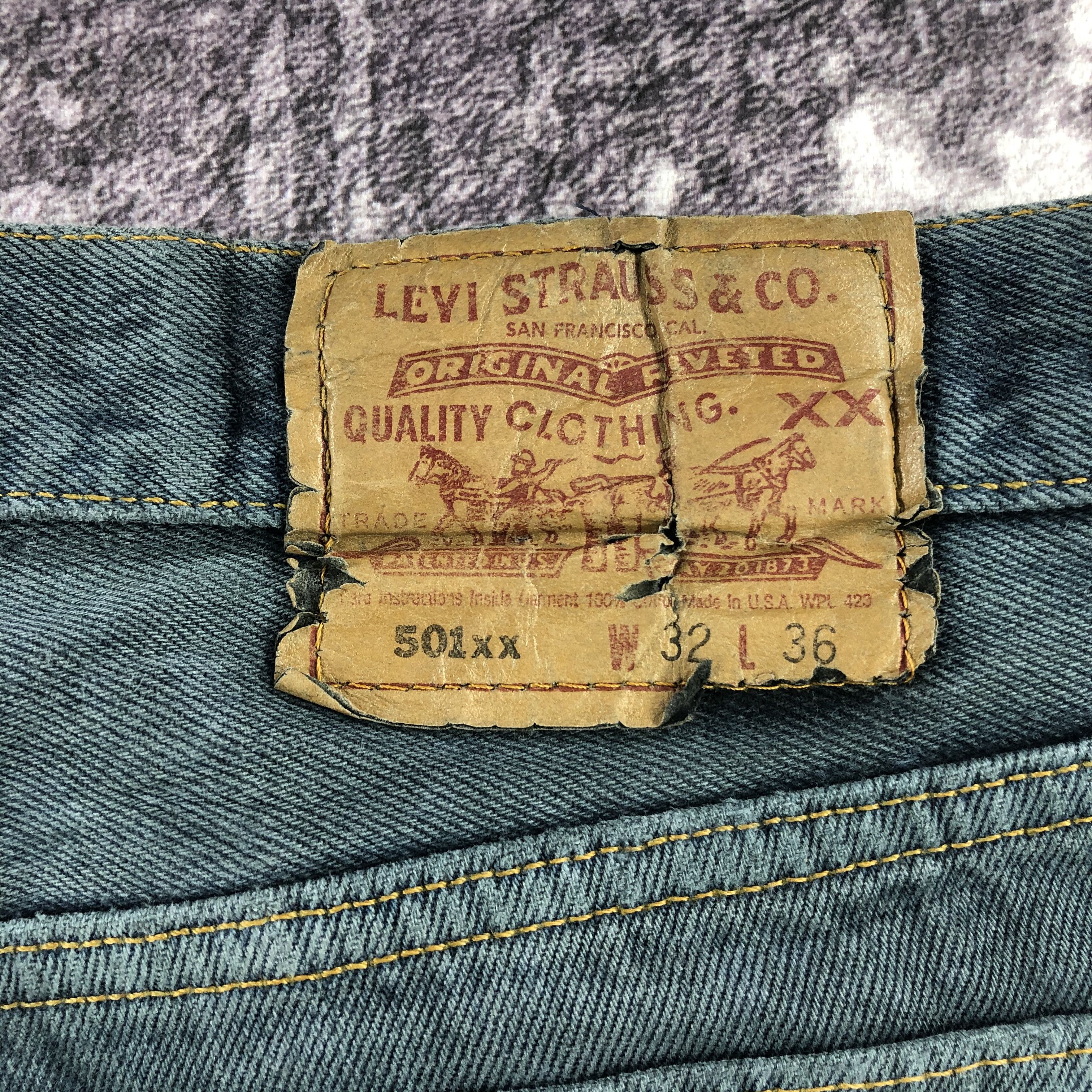 Levi's × Vintage 90s Vintage Levis 501 Jeans-JM2273 Size US 31 - 6 Thumbnail
