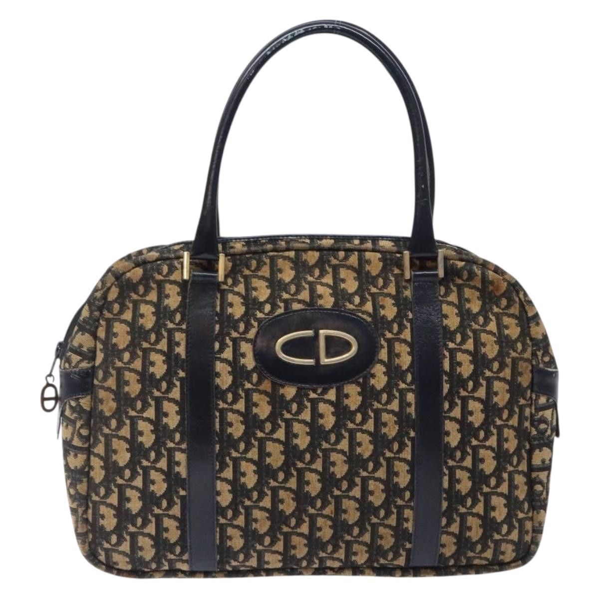 Dior DIOR Trotter Canvas Hand Bag Navy Size ONE SIZE - 2 Thumbnail