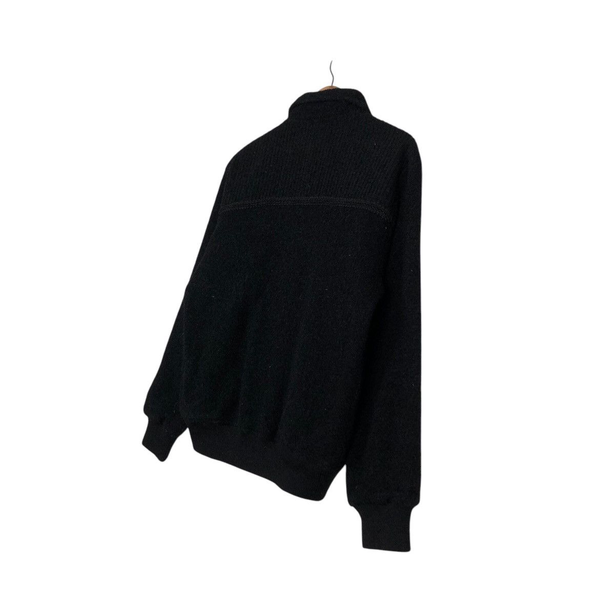 Japanese Brand 📌Vintage Bomber Jacket Ice Berg Rich Black Issey Miyake Size US M / EU 48-50 / 2 - 11 Thumbnail