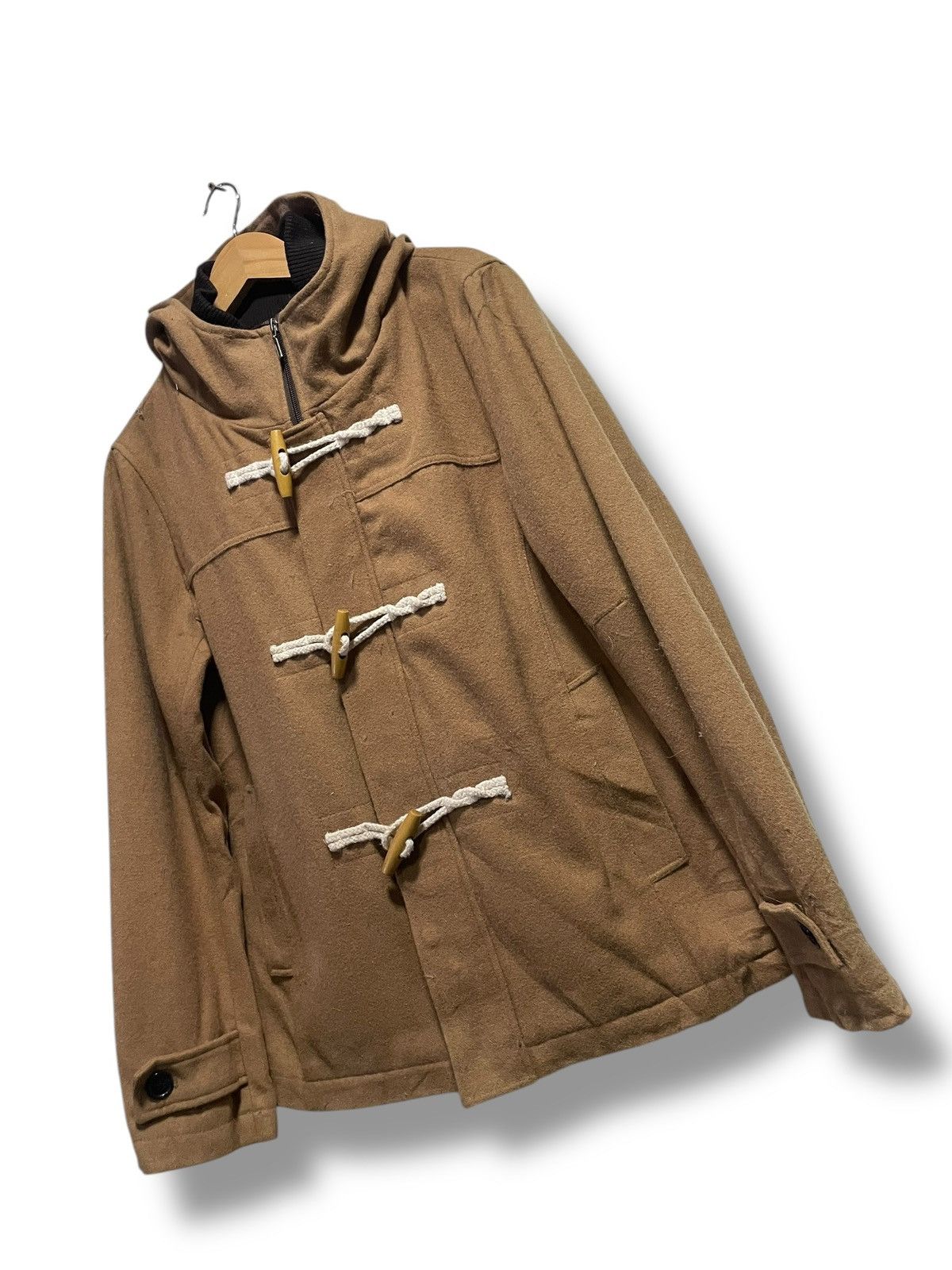 Japanese Brand × Vintage SORRIDERE Brand Duffle Hooded Jacket (76) Size US L / EU 52-54 / 3 - 3 Thumbnail