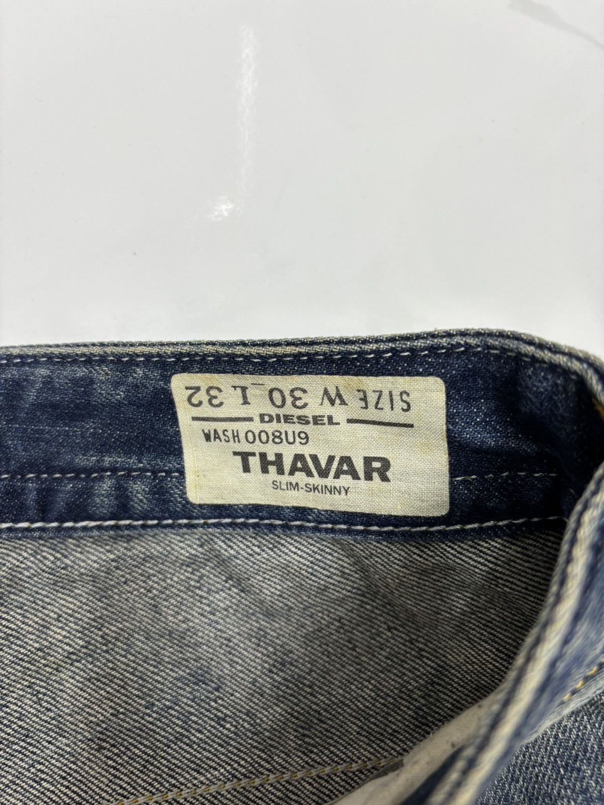 Kapital DIESEL CLAW MARK DISTRESSED SLIM SKINNY JEANS Size US 34 / EU 50 - 12 Thumbnail