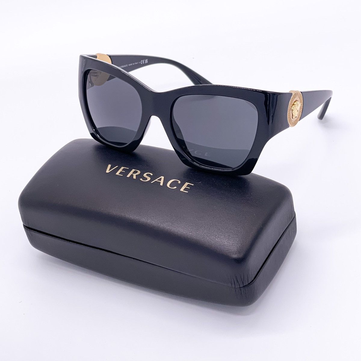image of New Versace Ve4452 Gb1/87 Women Sunglasses Versace Mod 4452 in Black