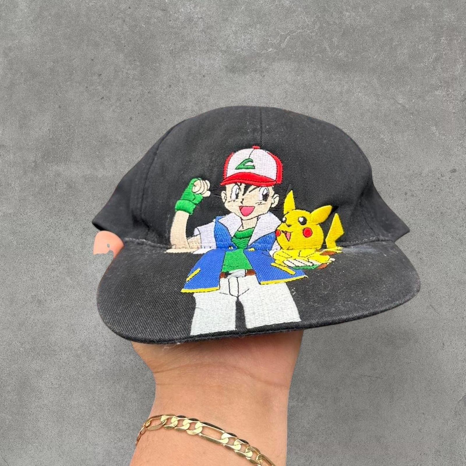 Pokemon × Vintage Vintage Pokemon Ask & Pikachu Hat Size ONE SIZE - 1 Thumbnail