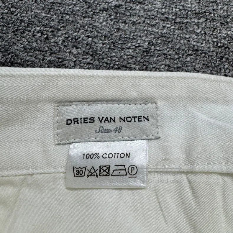 Dries Van Noten Dries Van Noten White Casual Trousers Size US 32 / EU 48 - 2 Thumbnail