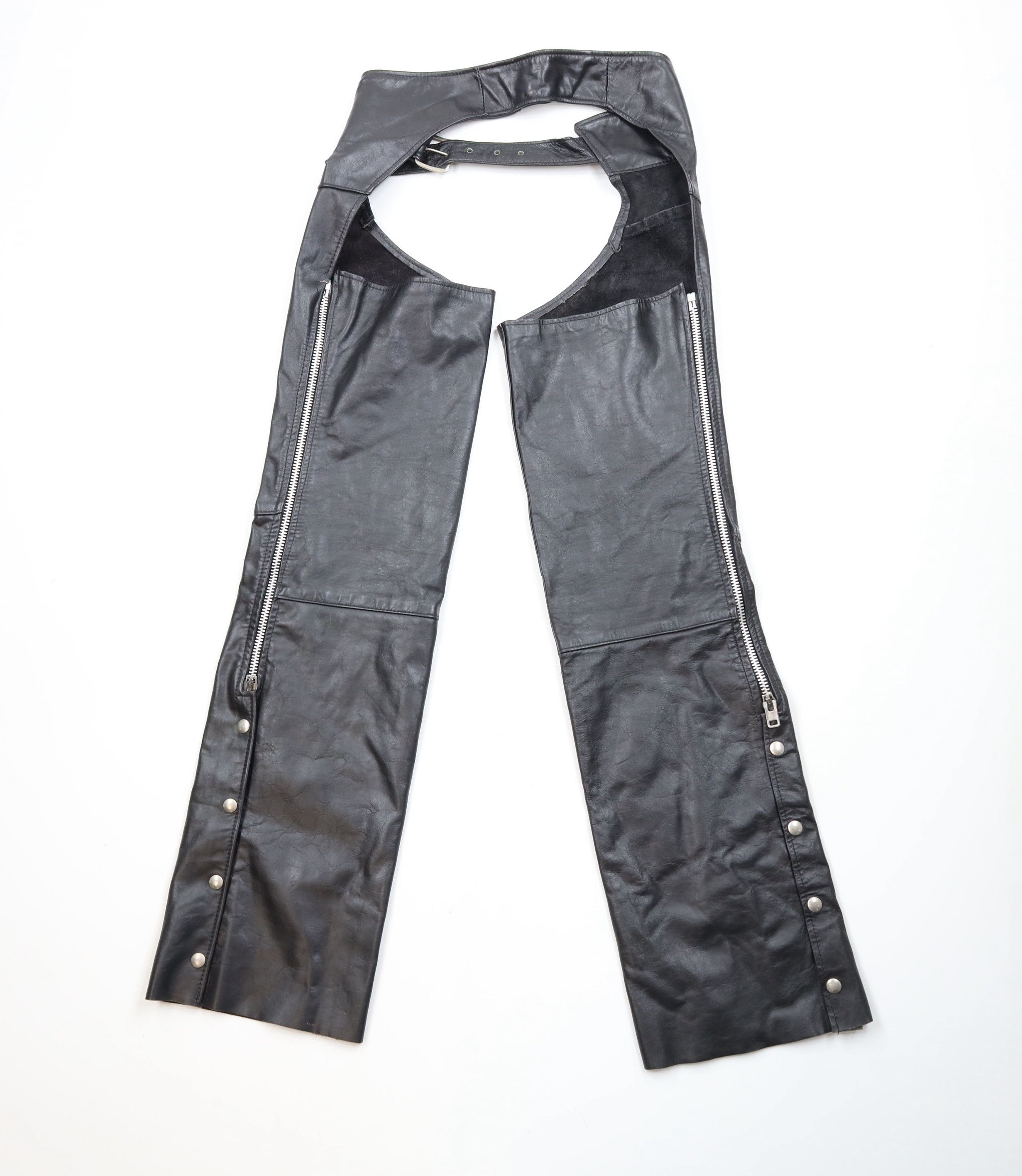 Vintage Vintage 70s Streetwear Leather Motorcycle Chaps USA Dom Size US 30 / EU 46 - 10 Thumbnail