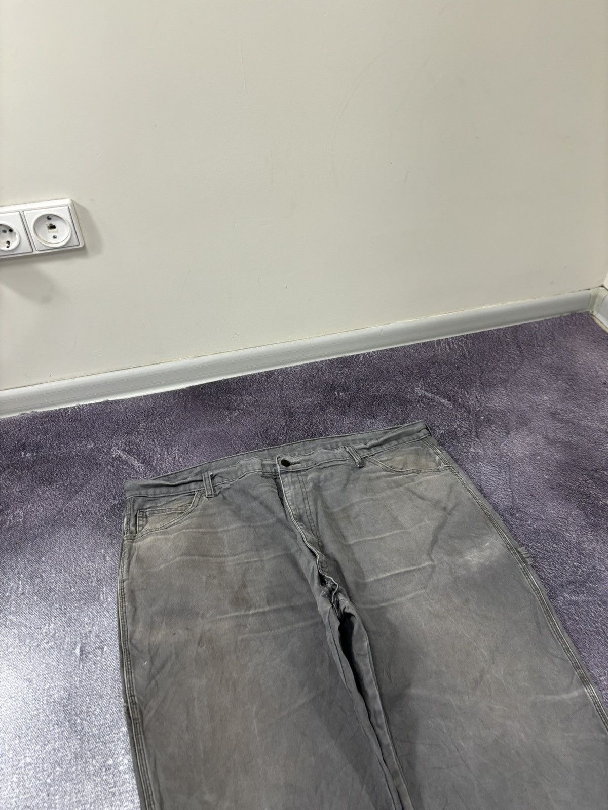 Dickies Vintage Dickies Y2K Carpenter USA Hype Gray Work Baggy Pants Size US 42 / EU 58 - 10 Thumbnail