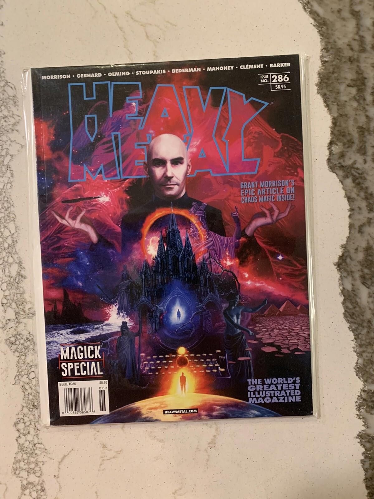 Designer Heavy Metal Magazine 1983- 2018 Lot of 5 Fantasy Collection Size ONE SIZE - 8 Thumbnail
