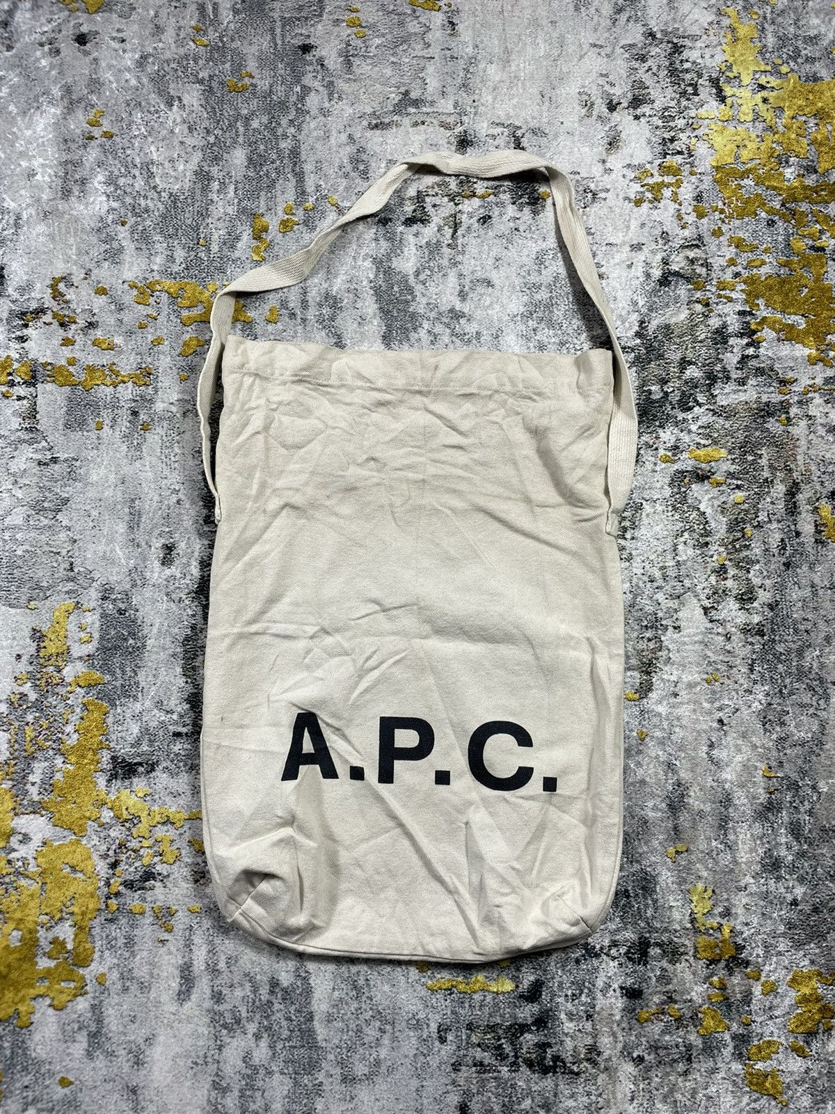 A.P.C. APC white canvas TOTE BAG Size ONE SIZE - 2 Thumbnail