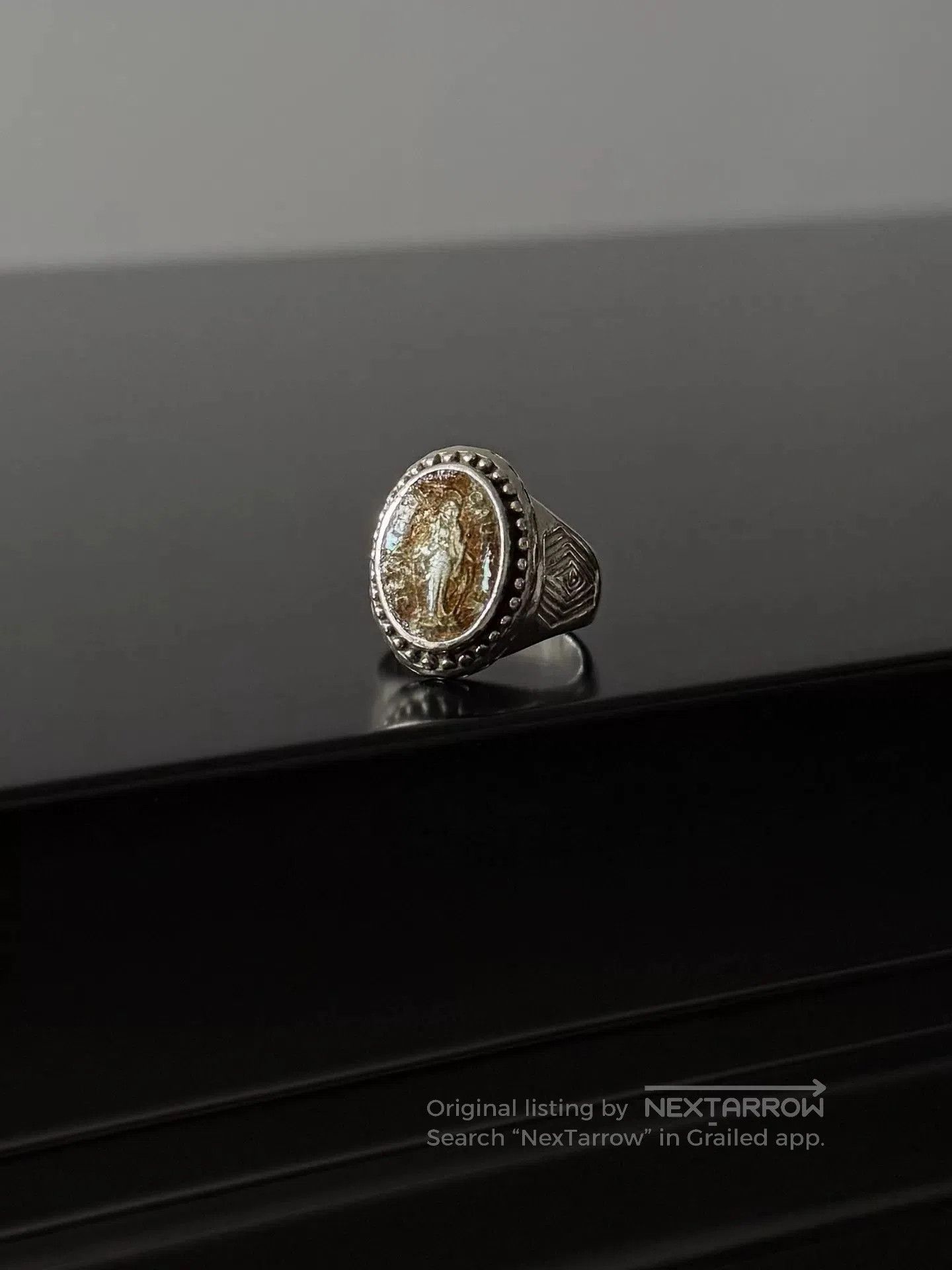 Jean Paul Gaultier Jean Paul Gaultier Virgin Mary Ring. Size ONE SIZE - 1 Thumbnail