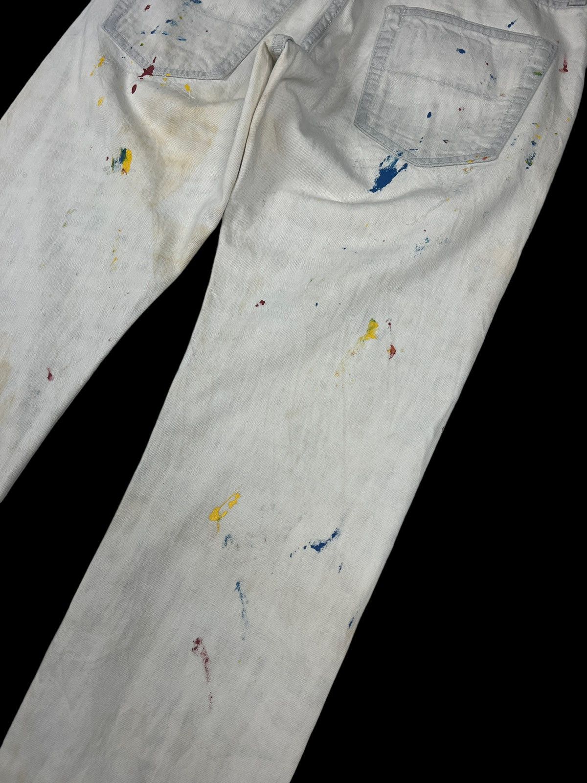Maison MIHARA YASUHIRO Sample Miharayasuhiro Paint Splatter Denim Size US 32 / EU 48 - 12 Thumbnail