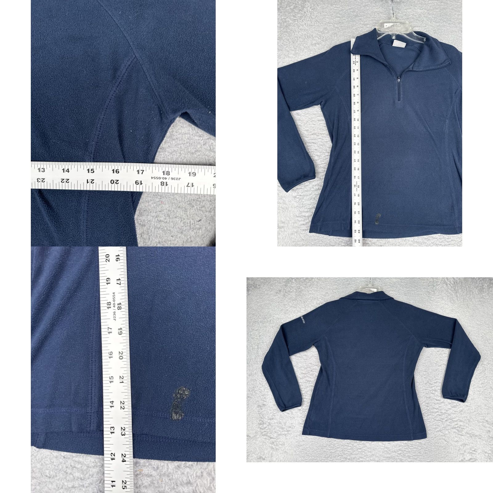 Vintage Columbia Jacket Womens S Blue Fleece 1/4 Zip Pullover Outdoor Hiking Jacket Coats Active Casual Menus Womens Size S / US 4 / IT 40 - 8 Thumbnail