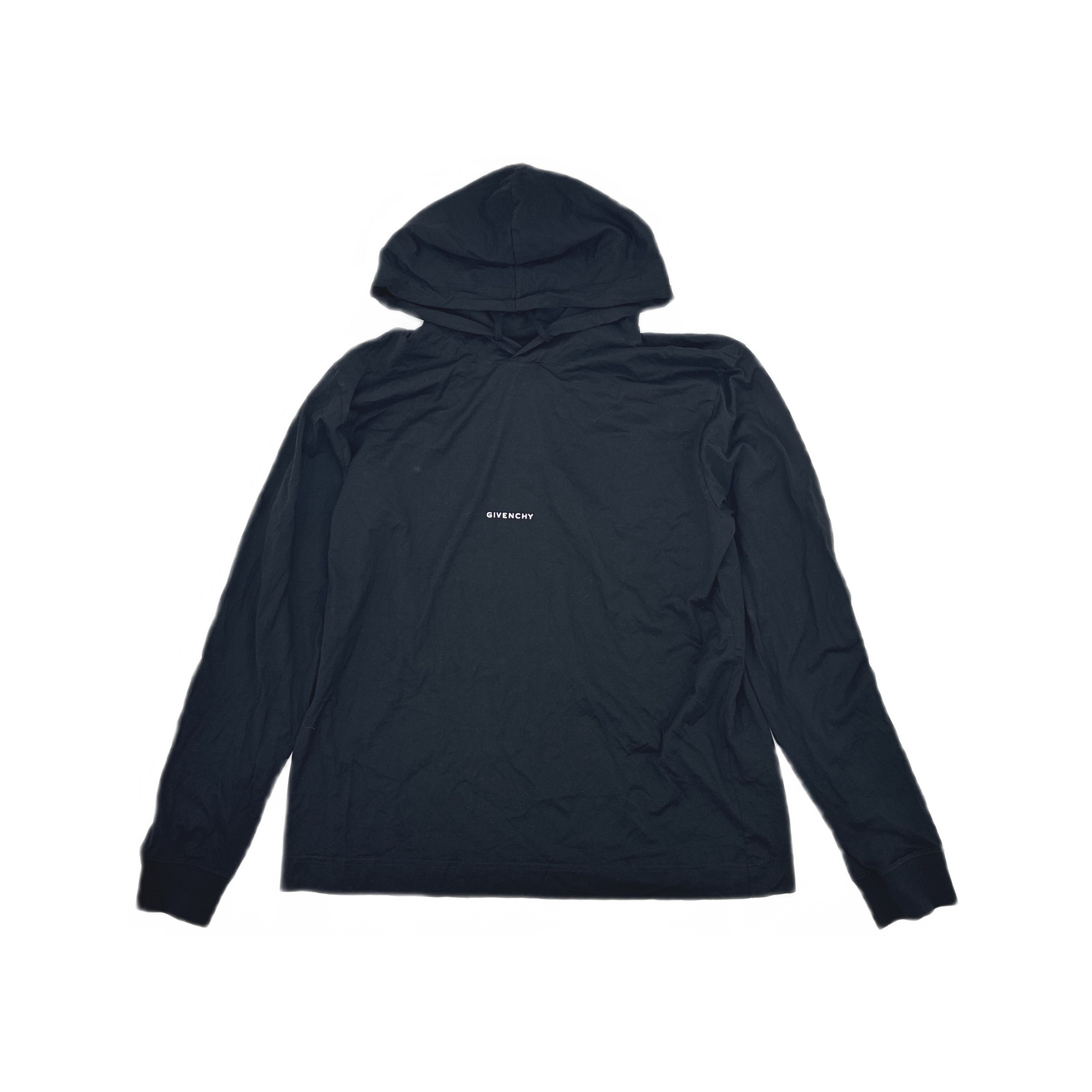 Givenchy Givenchy Logo Hooded Long Sleeve T-Shirt Size XL Size US XL / EU 56 / 4 - 1 Thumbnail